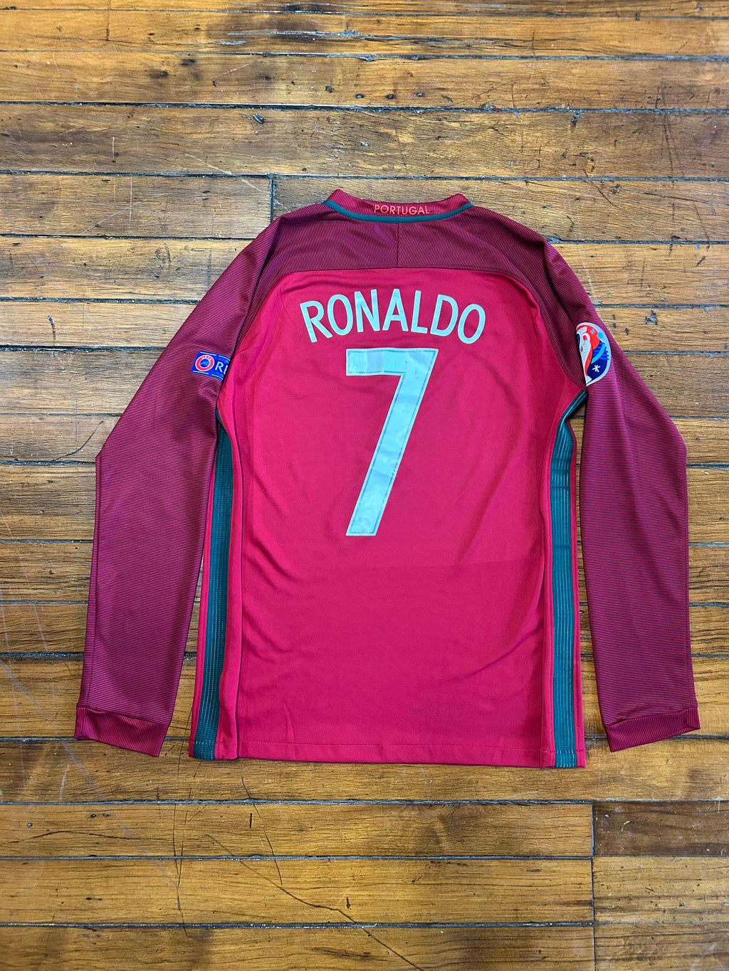 Nike Portugal Christiano Ronaldo #7 Knit 2016 Euro Final