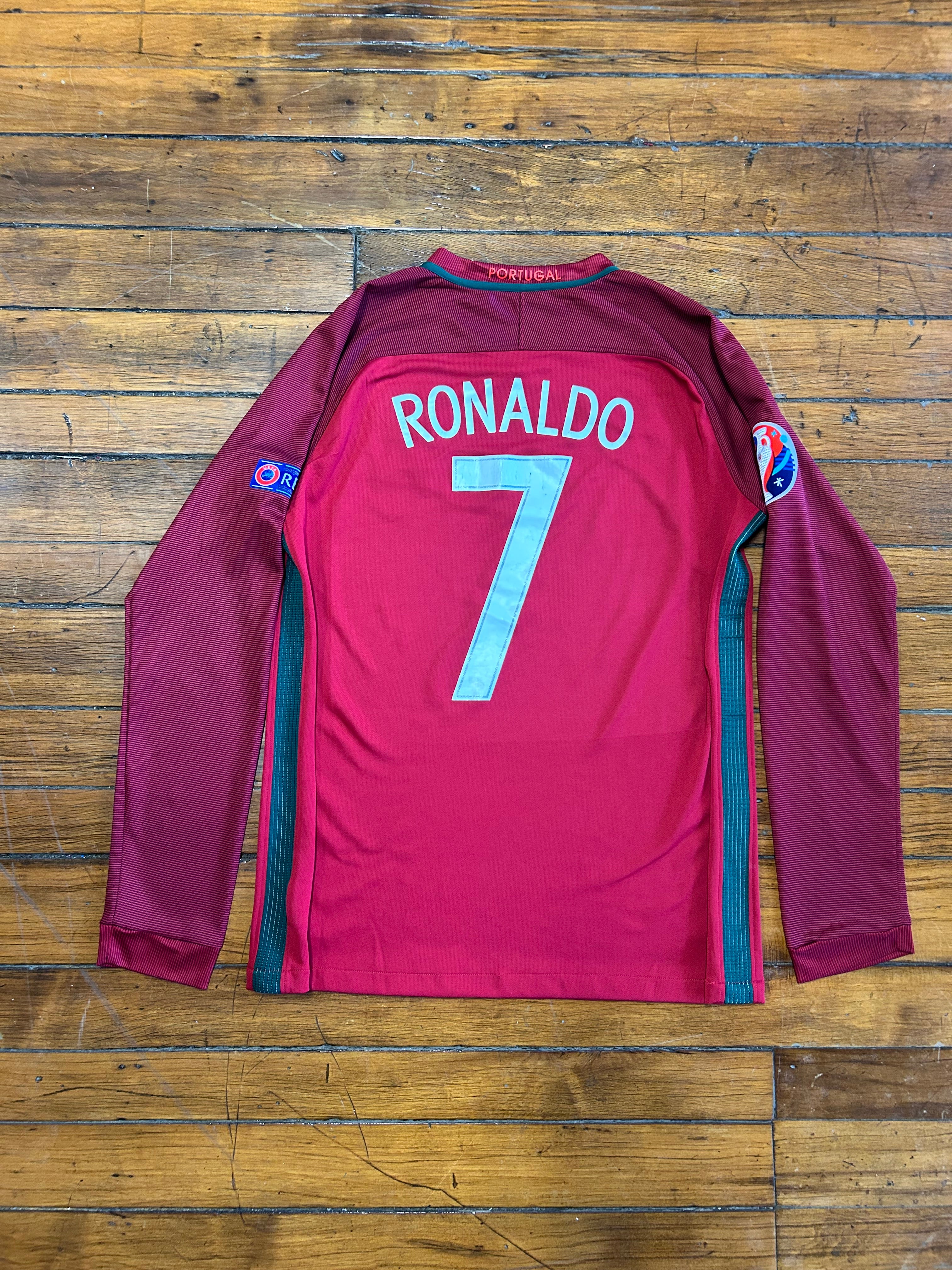 Nike Portugal Christiano Ronaldo #7 Knit 2016 Euro Final
