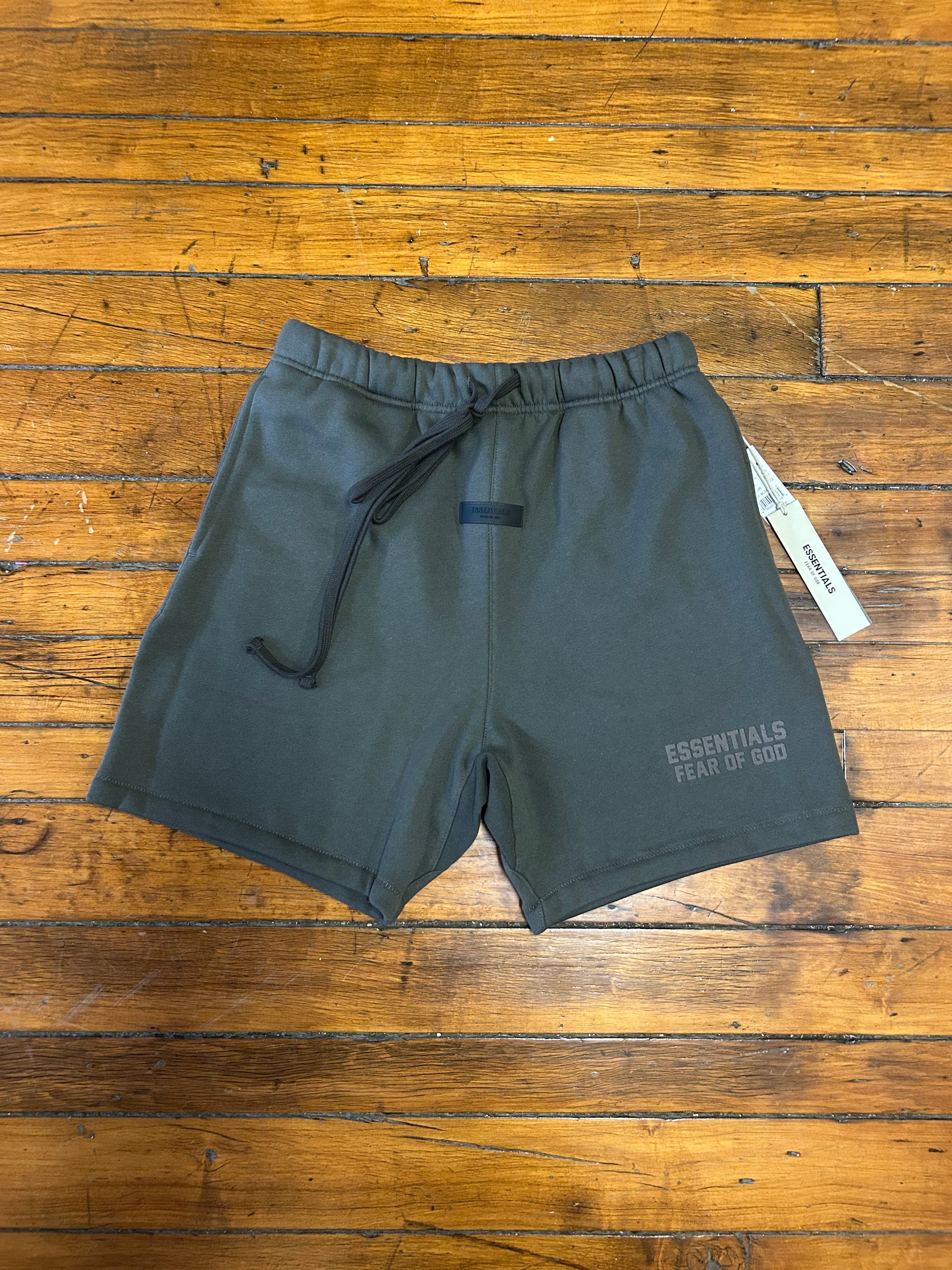 Essentials Fear Of God Off Black Shorts Adult