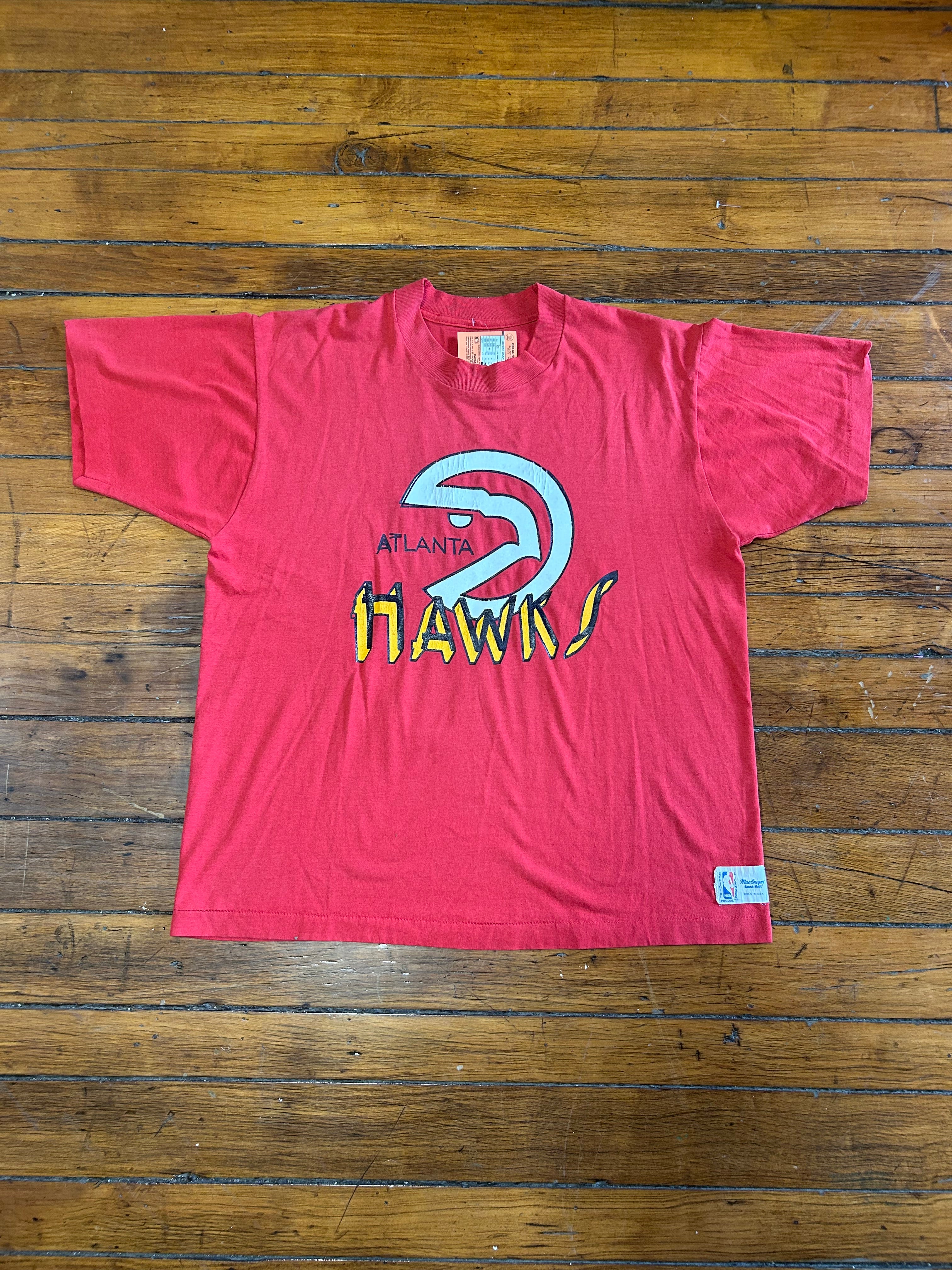 Atlanta Hawks Vintage McGregor NBA 80s Vintage T-Shirt