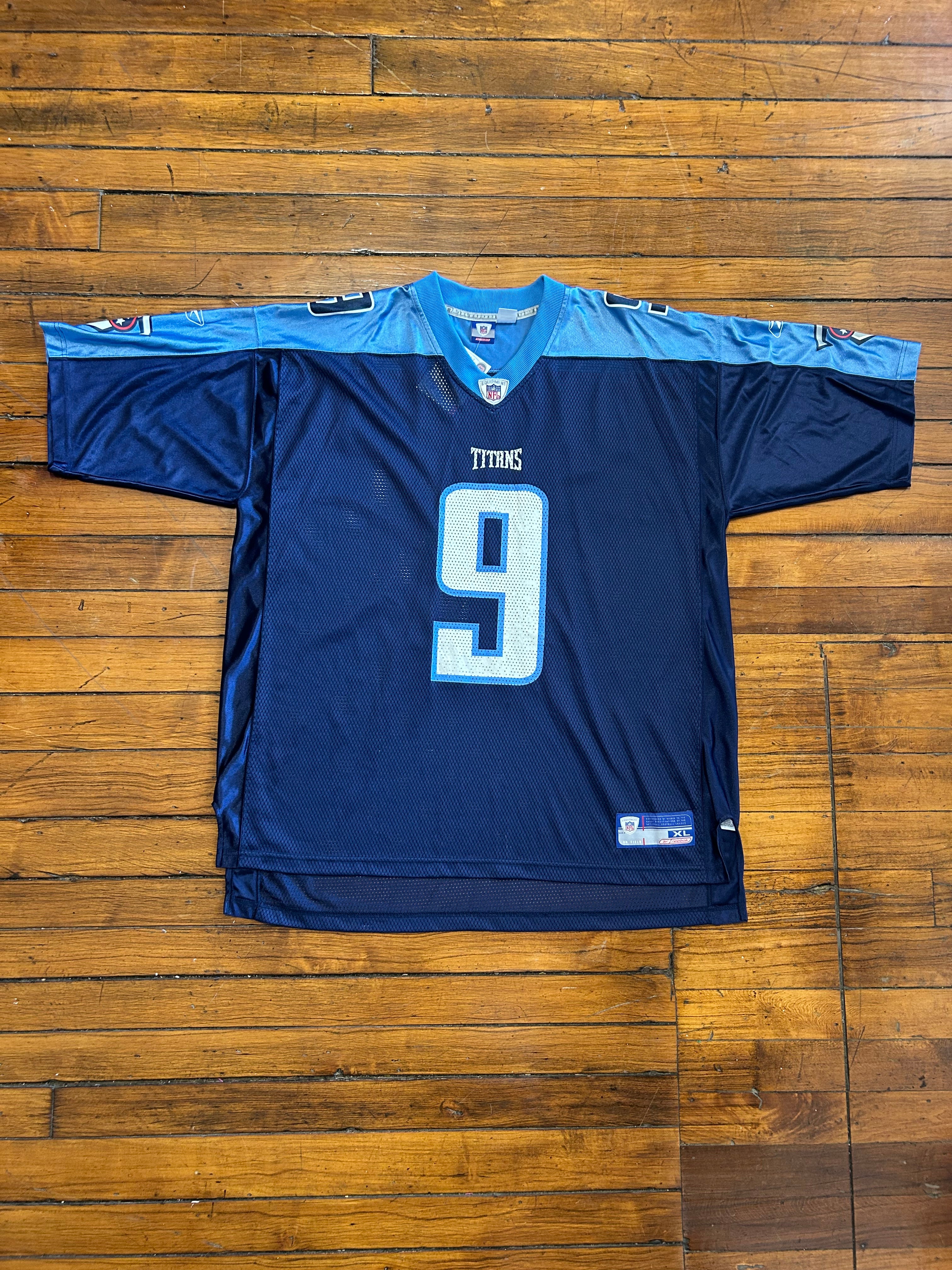 Steve McNair Tennessee Titans Reebok Jersey #9 Adult