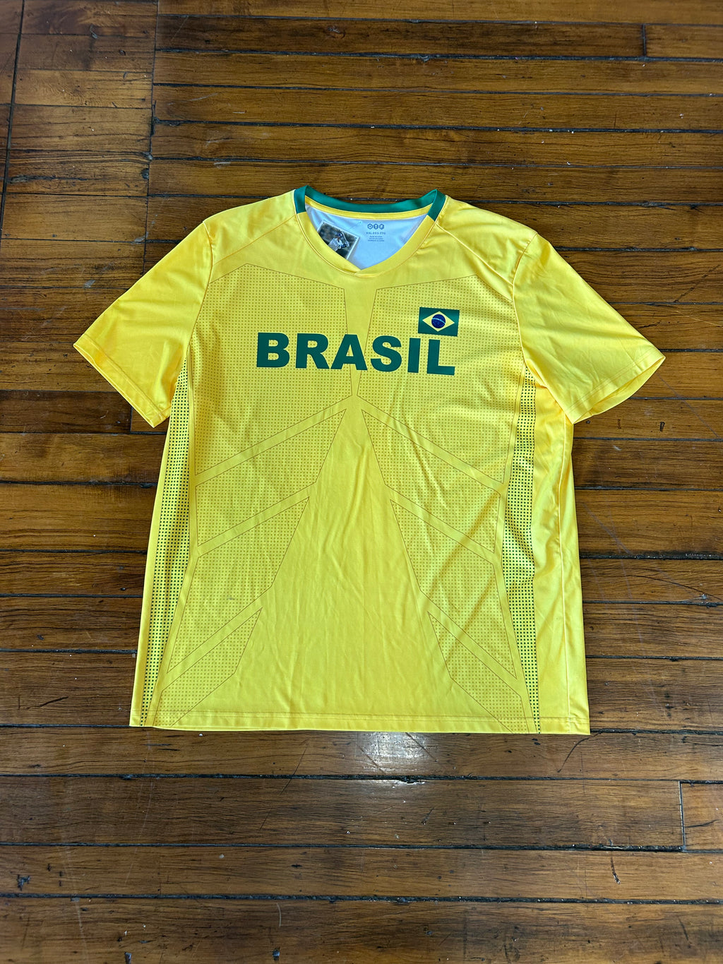 Brasil Men’s Pele #10 Geo Print Jersey Men’s