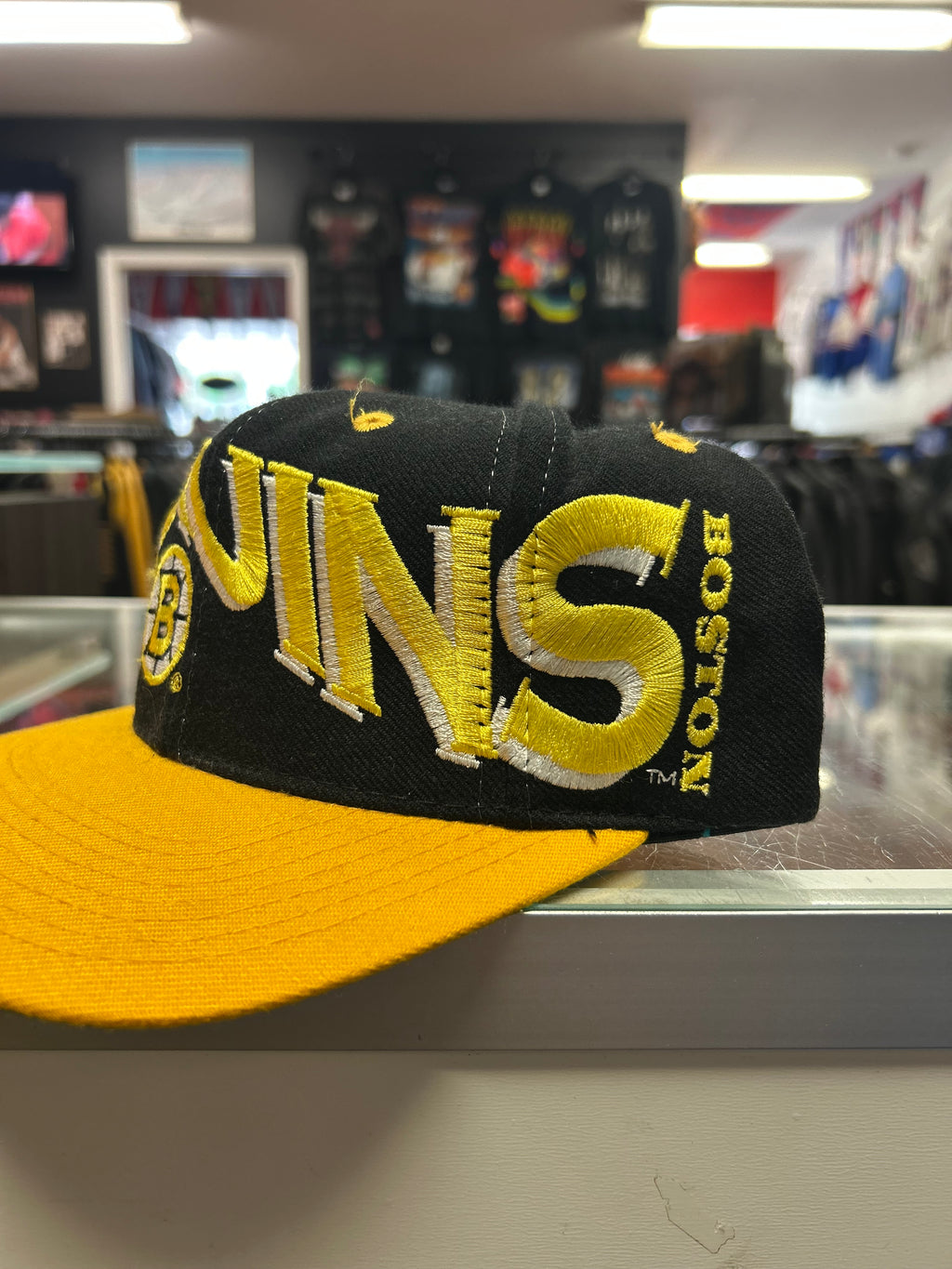 Boston Bruins Vintage NHL Youth SnapBack