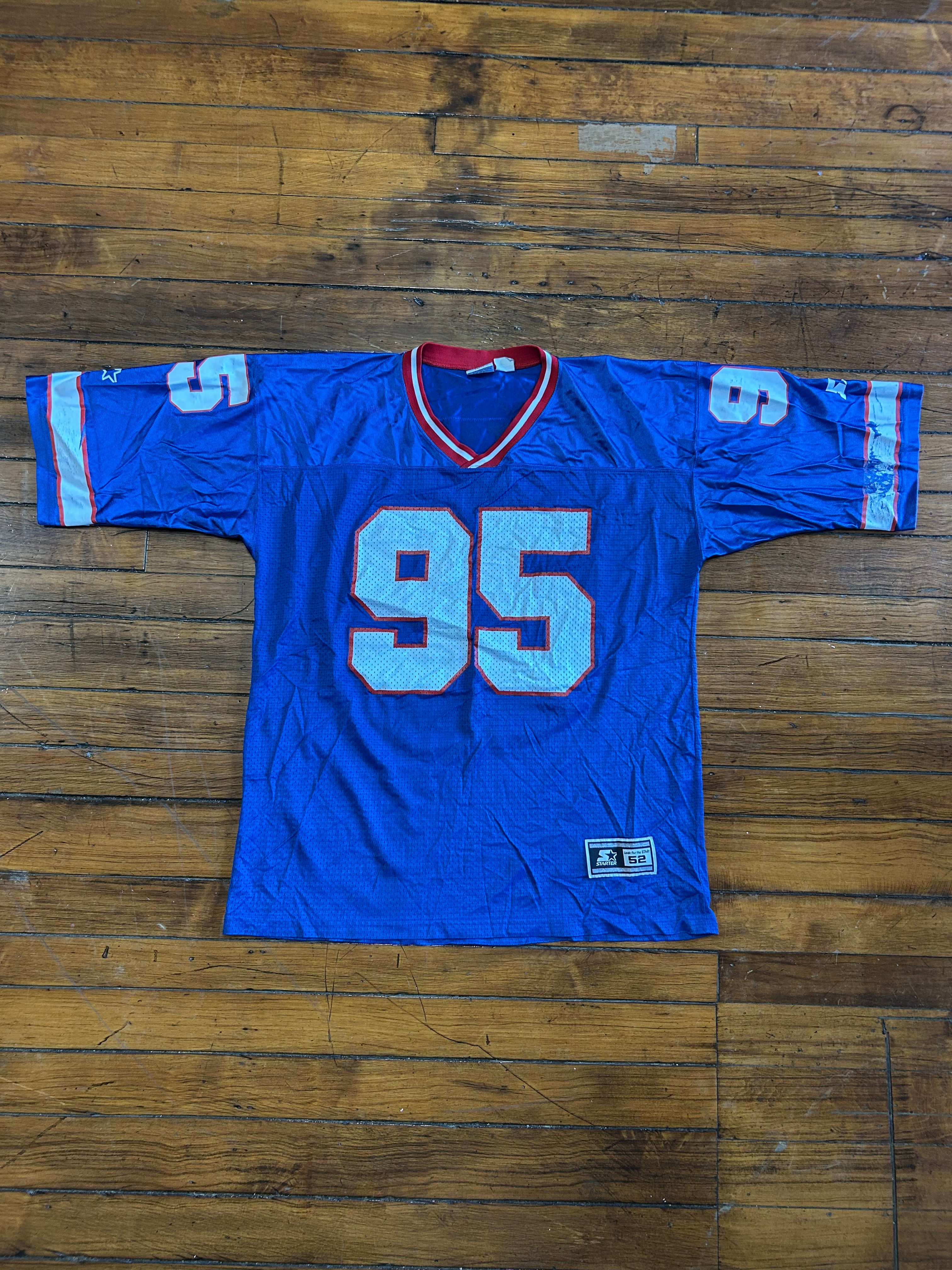 Buffalo Bills Bryce Paup #95 Vintage Jersey LOGO Athletic