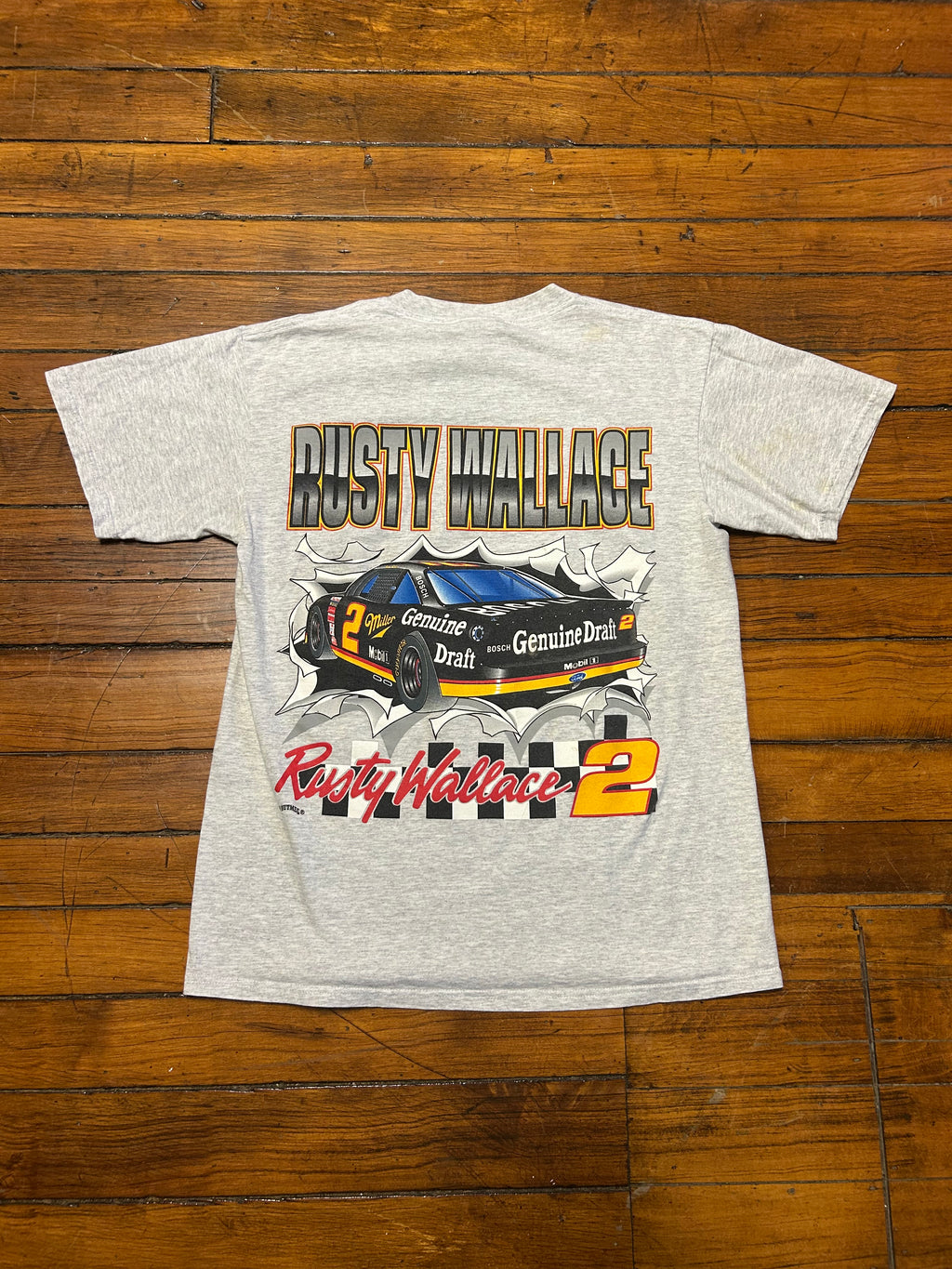 Rusty Wallace NASCAR Miller Lite Vintage T-Shirt