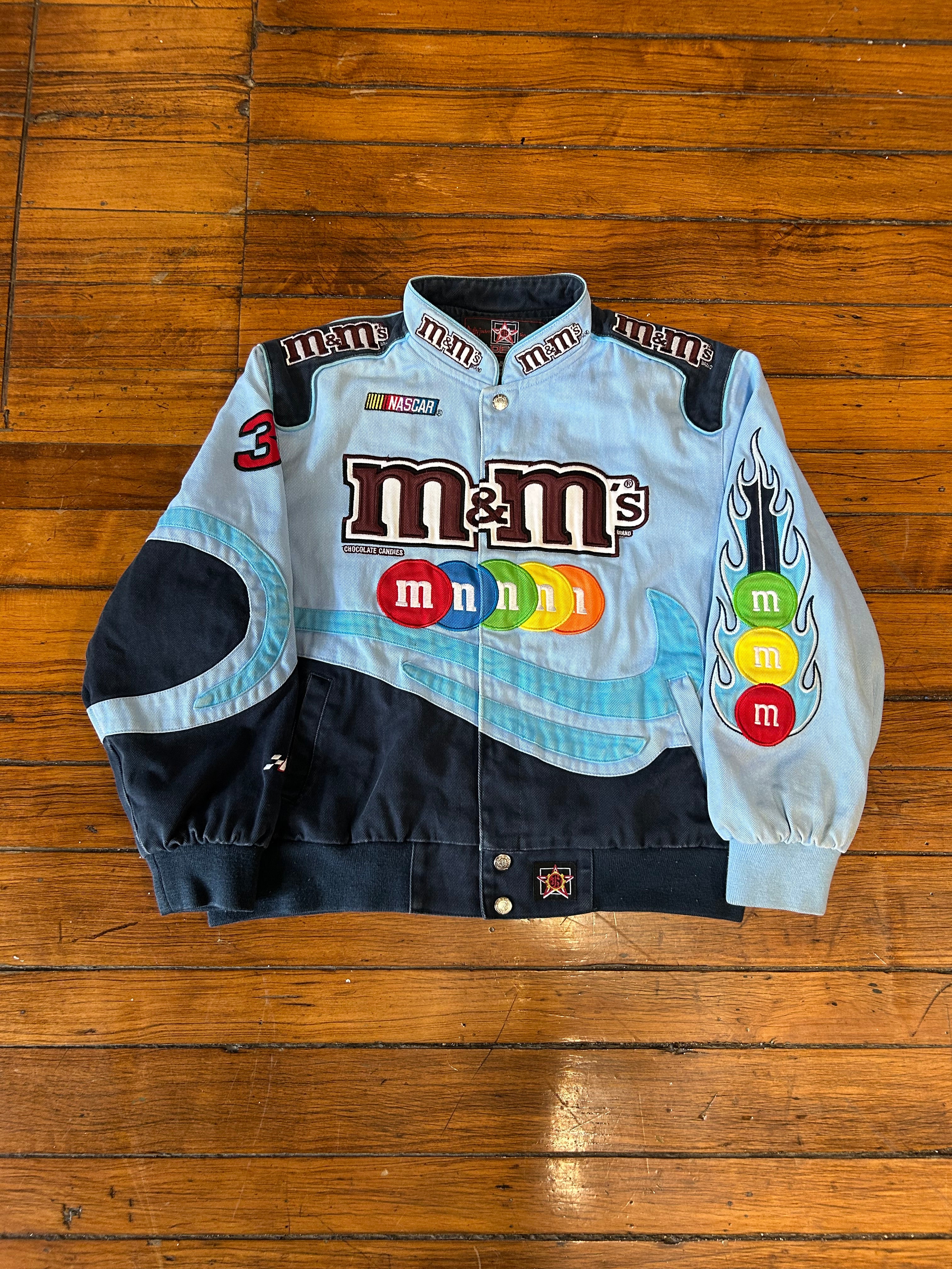 Ken Schrader M&M NASCAR #38 Racing Jacket RCR