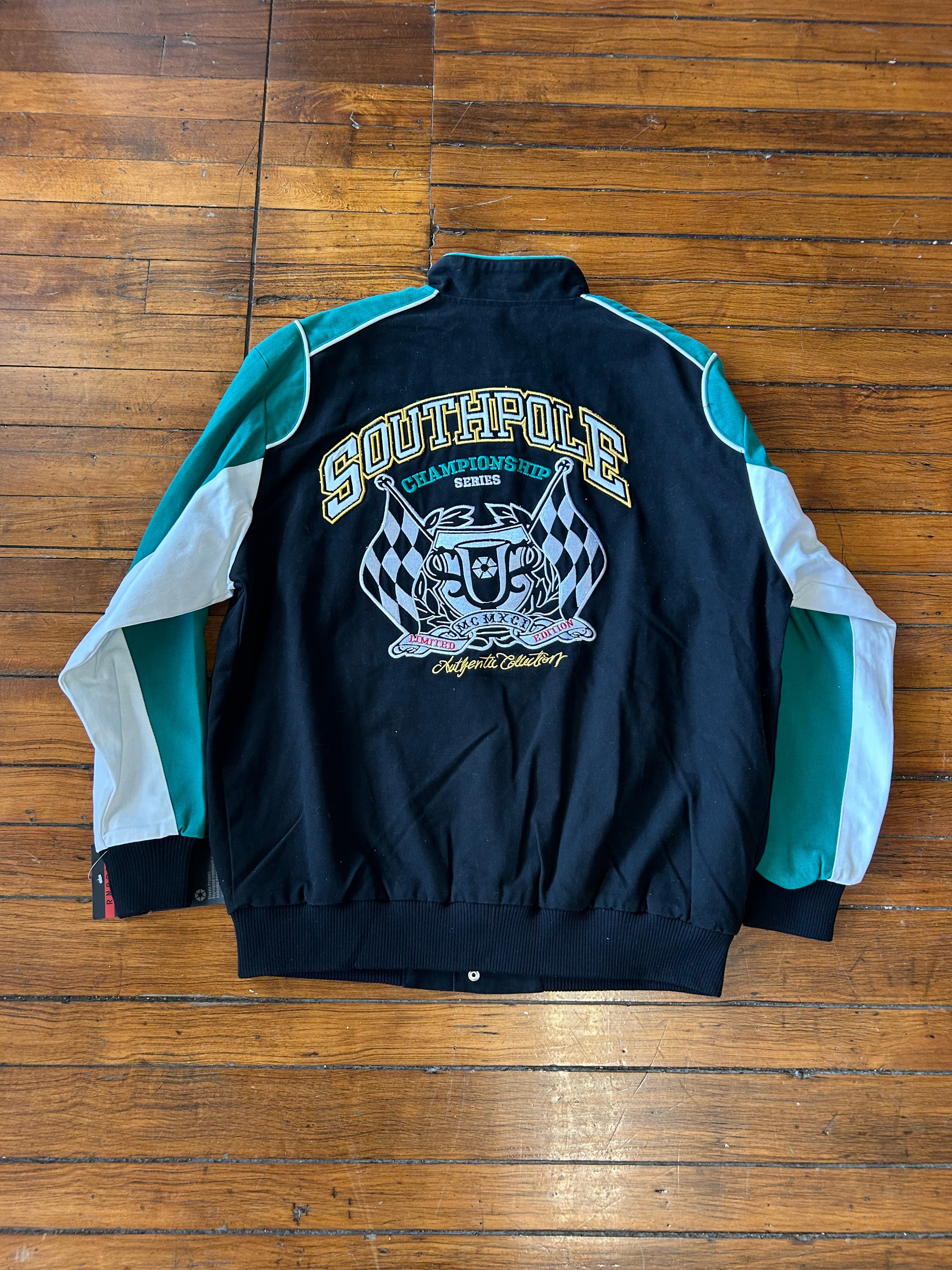 South Pole Racing Style Canvas Jacket NWT