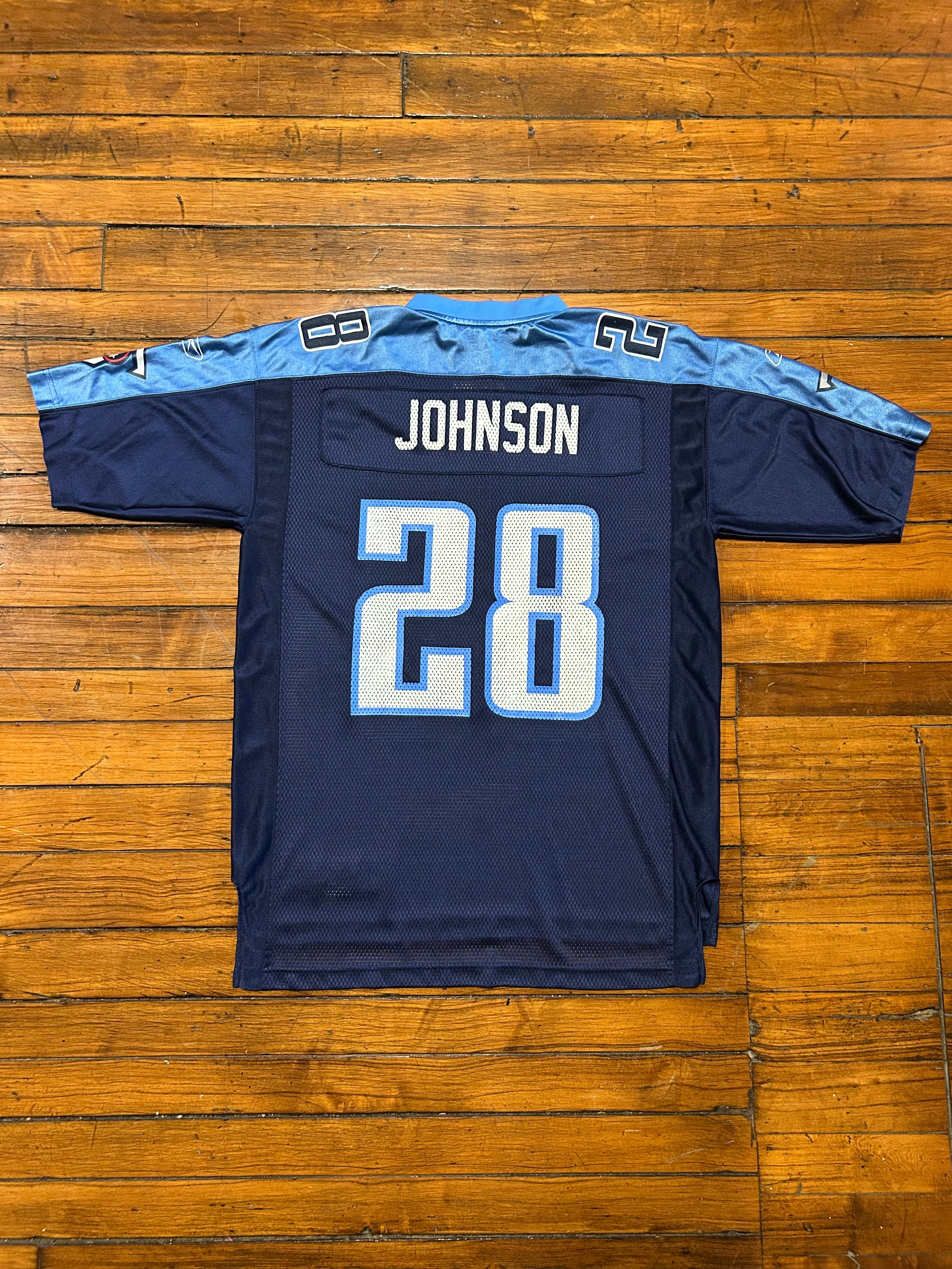 Tennessee Titans Chris Johnson #28 Reebok Jersey Retro