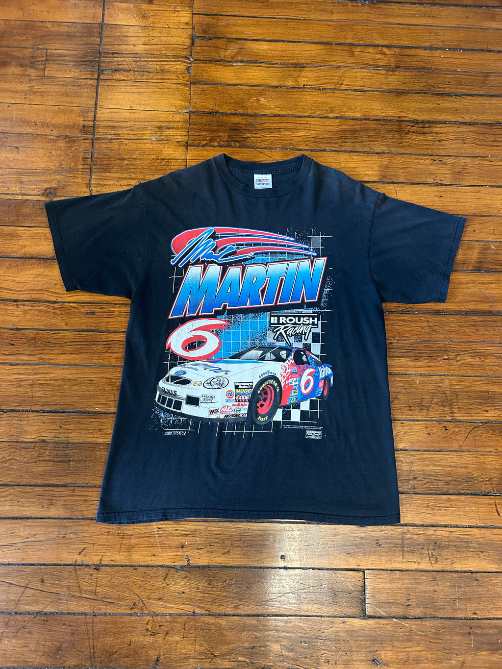 Mark Martin Valvoline #6 Racing NASCAR Vintage T-Shirt