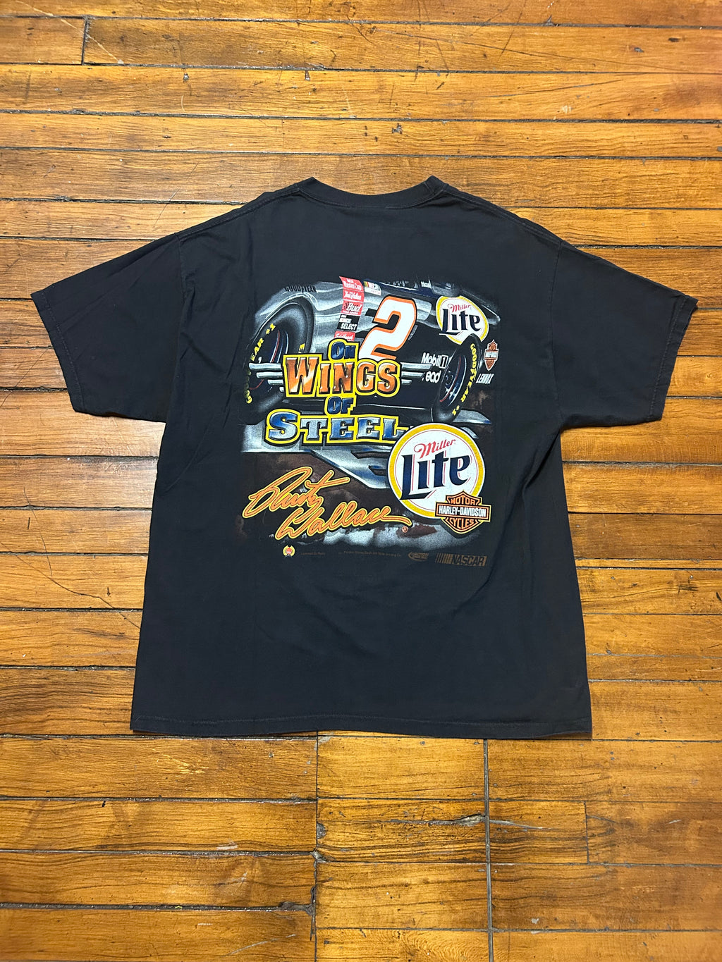 Rusty Wallace NASCAR x Harley Vintage T-Shirt