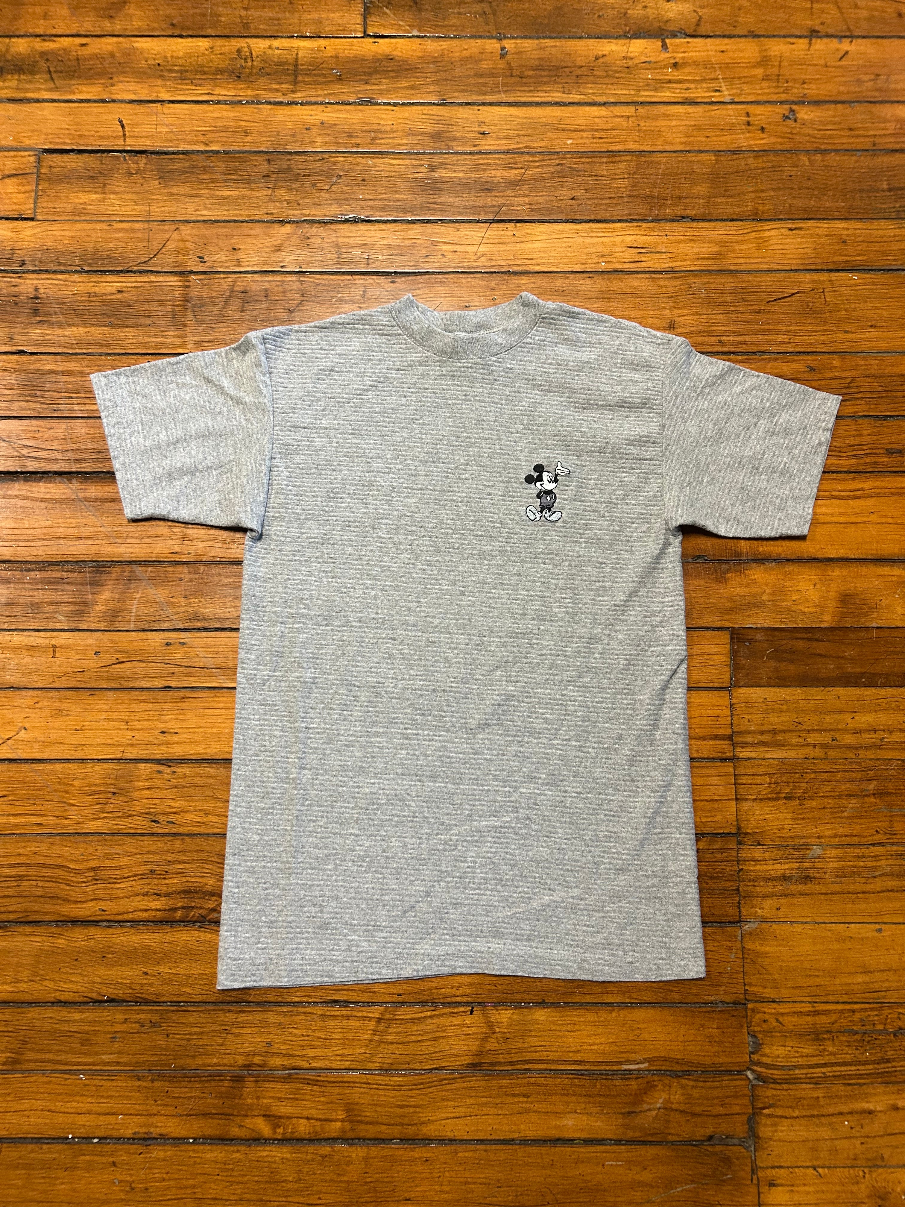 Disney Mickey Mouse Heather Grey Short Sleeve Shirt