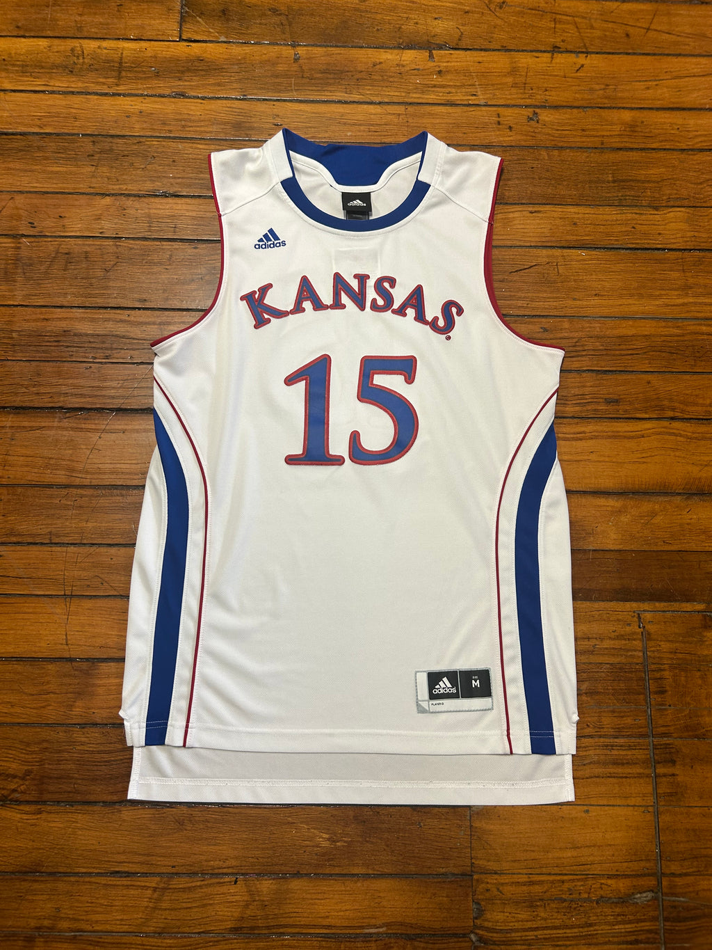 Kansas University Jayhawks Basketball #15 College Jersey adidas
