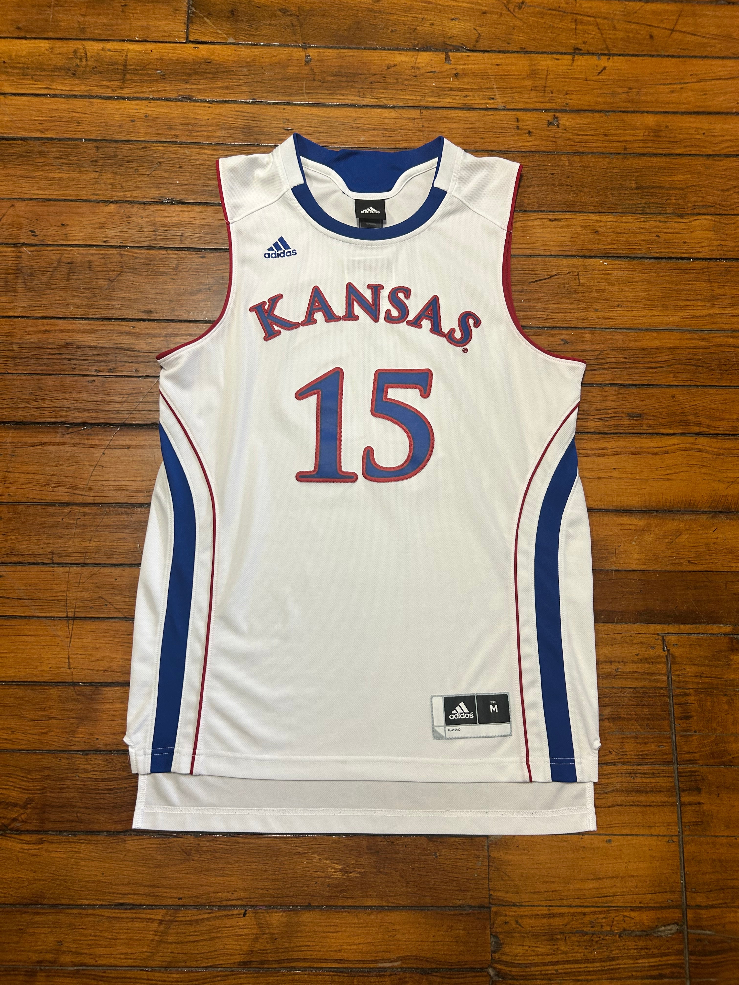 Kansas University Jayhawks Basketball #15 College Jersey adidas