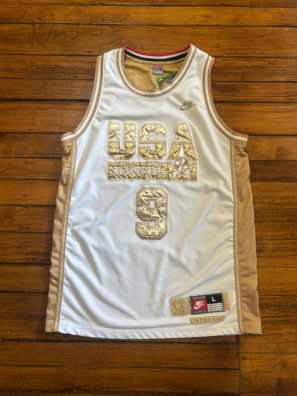 Michael Jordan USA Olympic Dream Team Nike Vintage Jersey #9 Adult