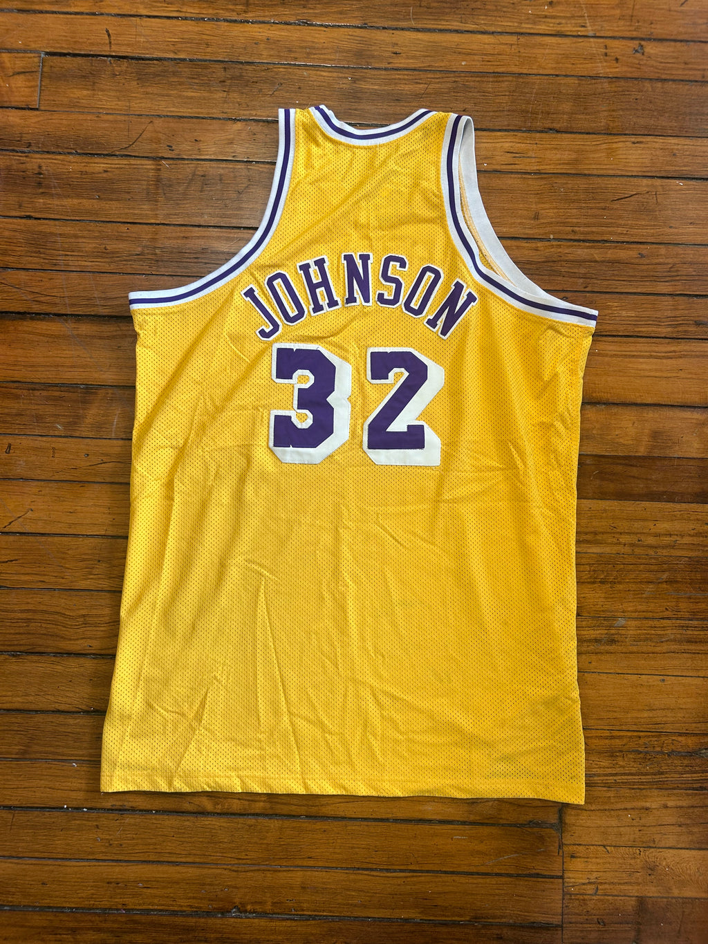 Los Angeles Lakers Magic Johnson #32 Hardwood Classics Vintage Jersey