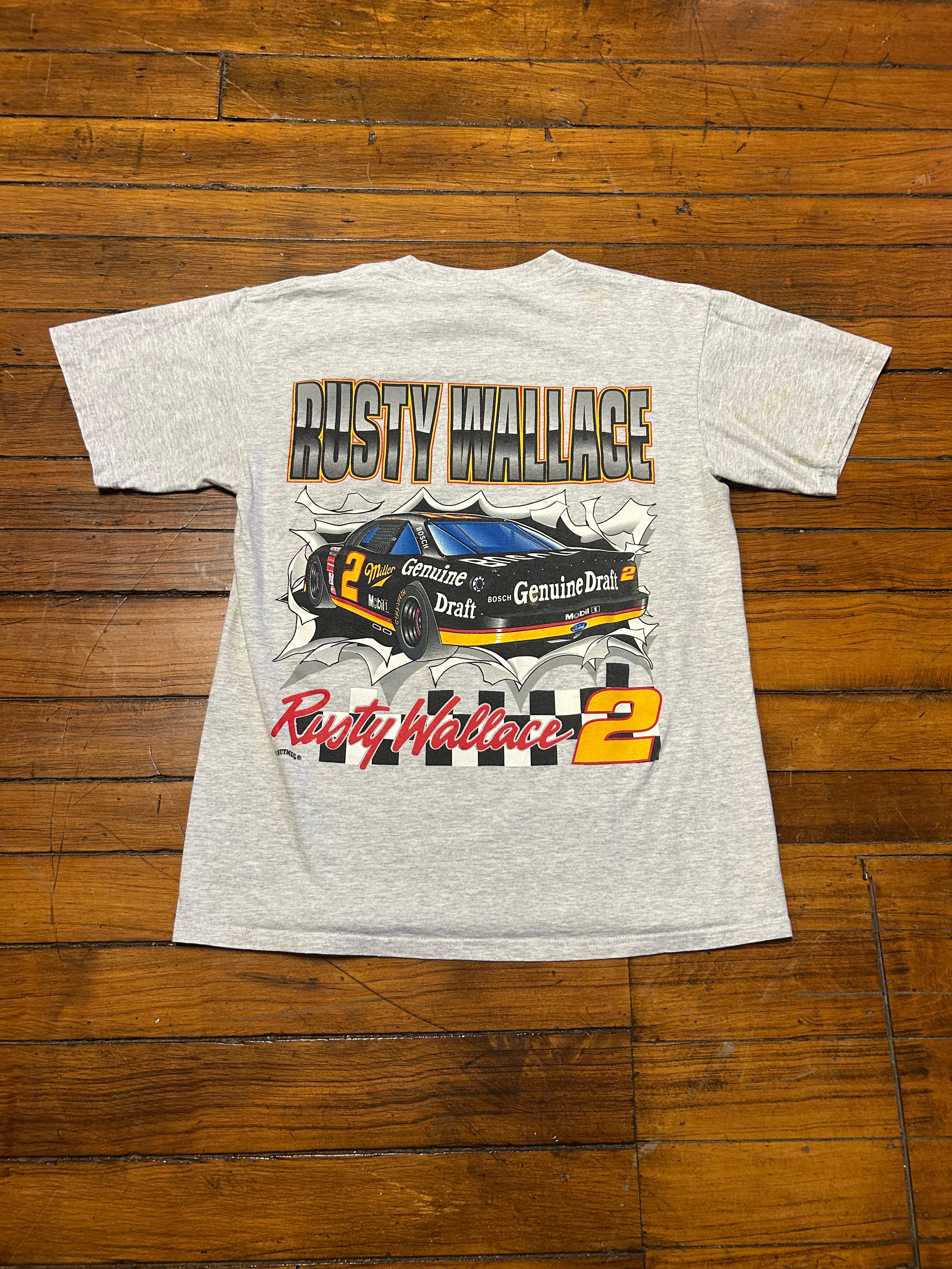 Rusty Wallace NASCAR Miller Lite Vintage T-Shirt