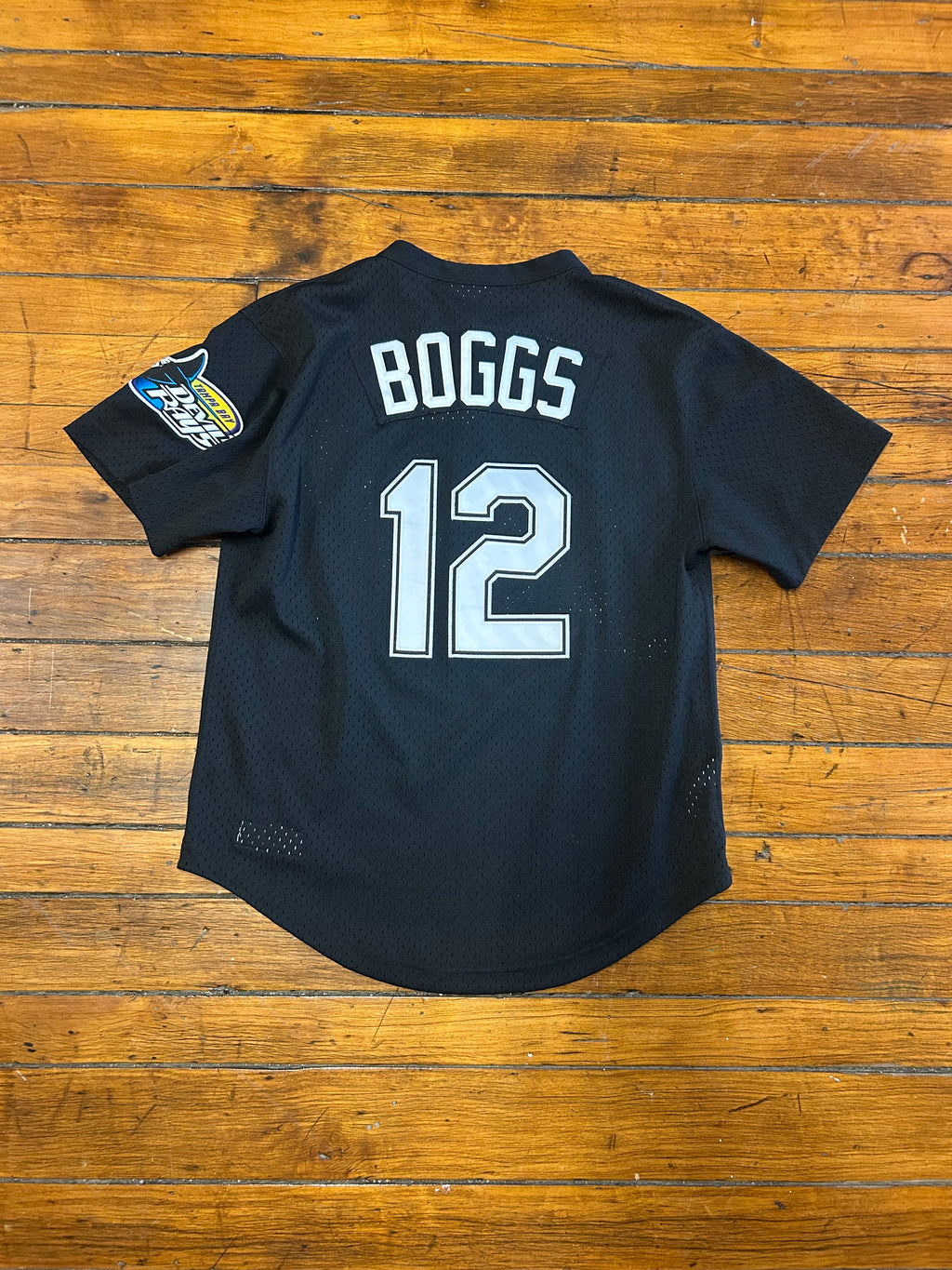Tampa Bay Devil Rays Wade Boggs #12 Jersey Mitchell & Ness