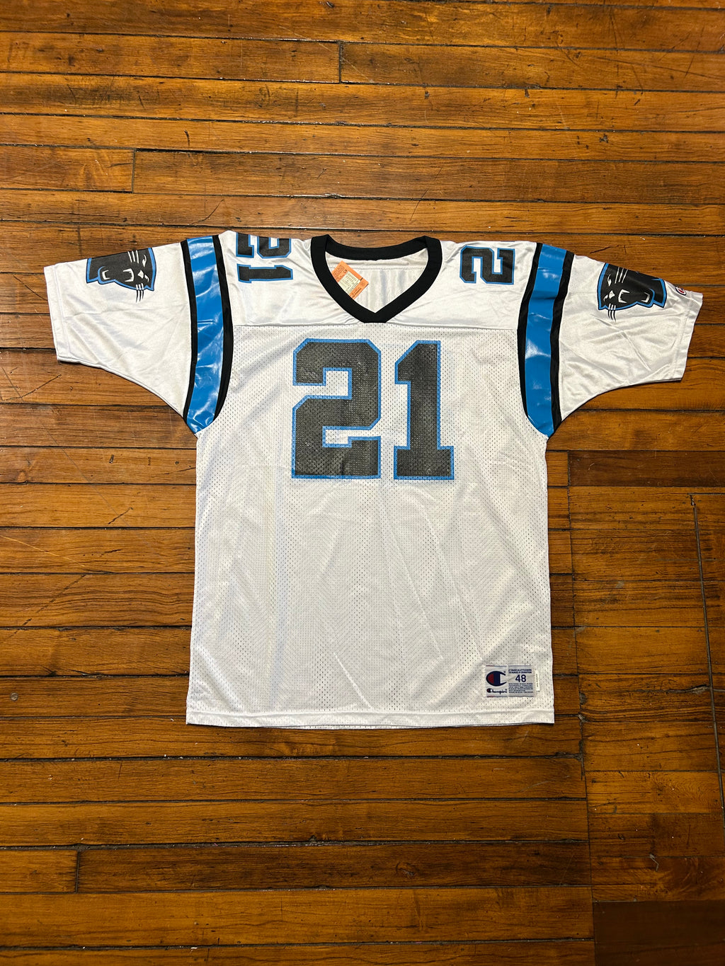 Carolina Panthers Vintage Champion Tim Biakabutuka #21 Jersey