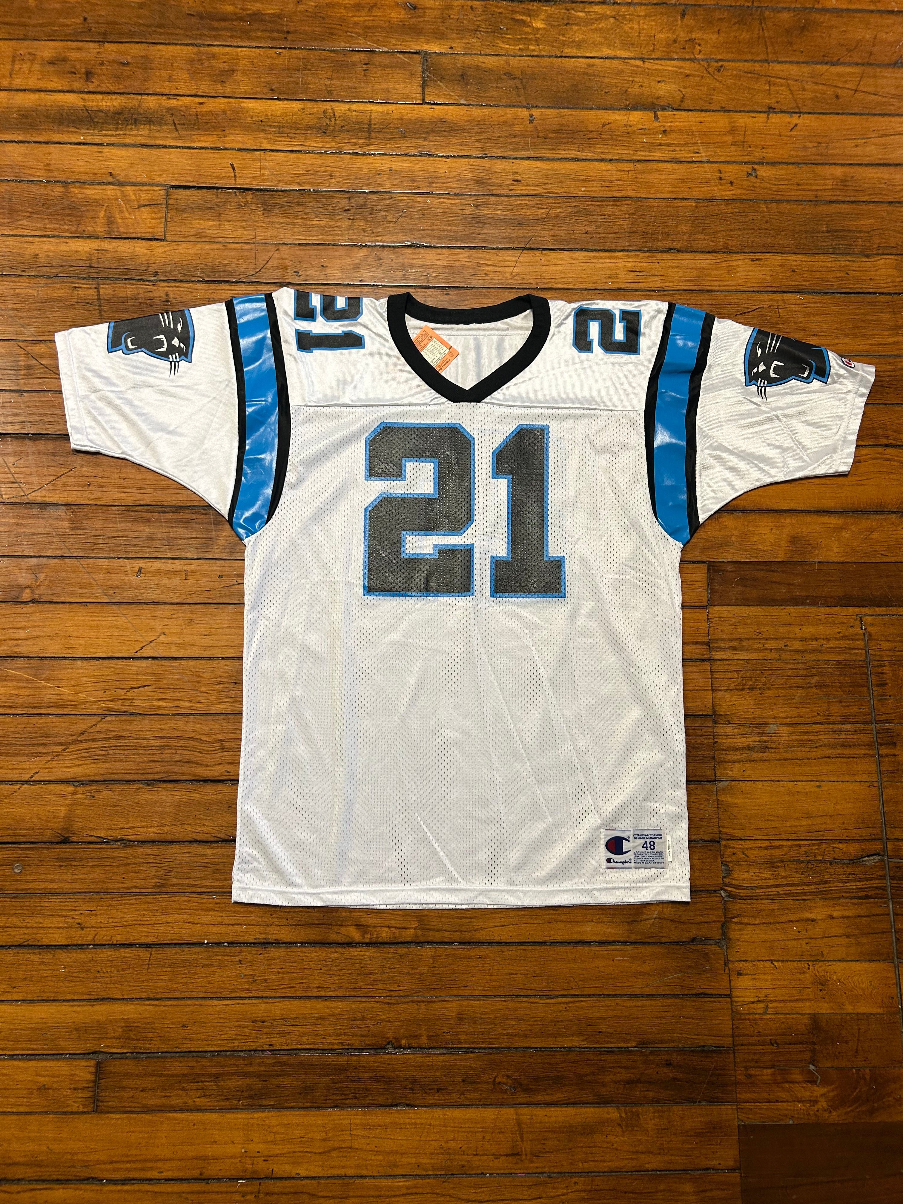 Carolina Panthers Vintage Champion Tim Biakabutuka #21 Jersey
