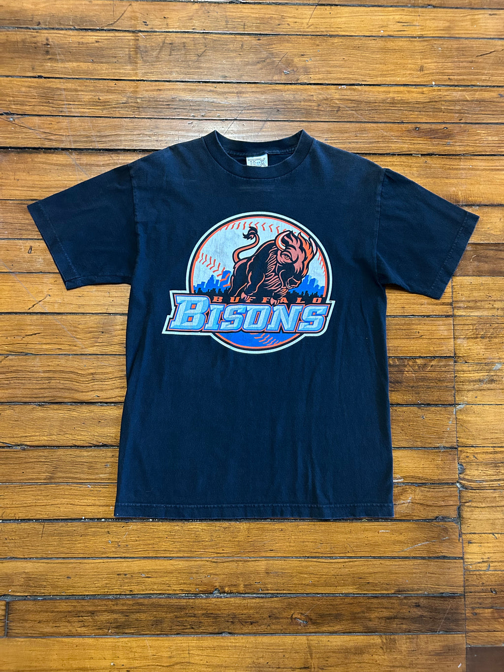 Buffalo Bisons Minor League Y2K Short Sleeve Shirt