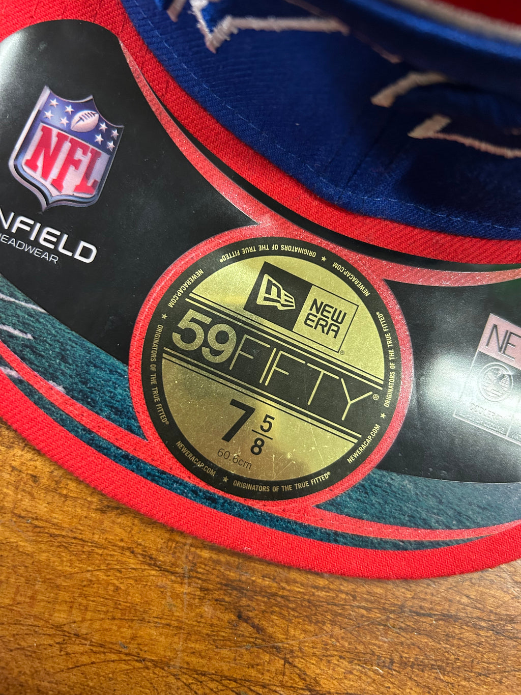 Buffalo Bills New Era Fitted Cap 7 5/8 NFL