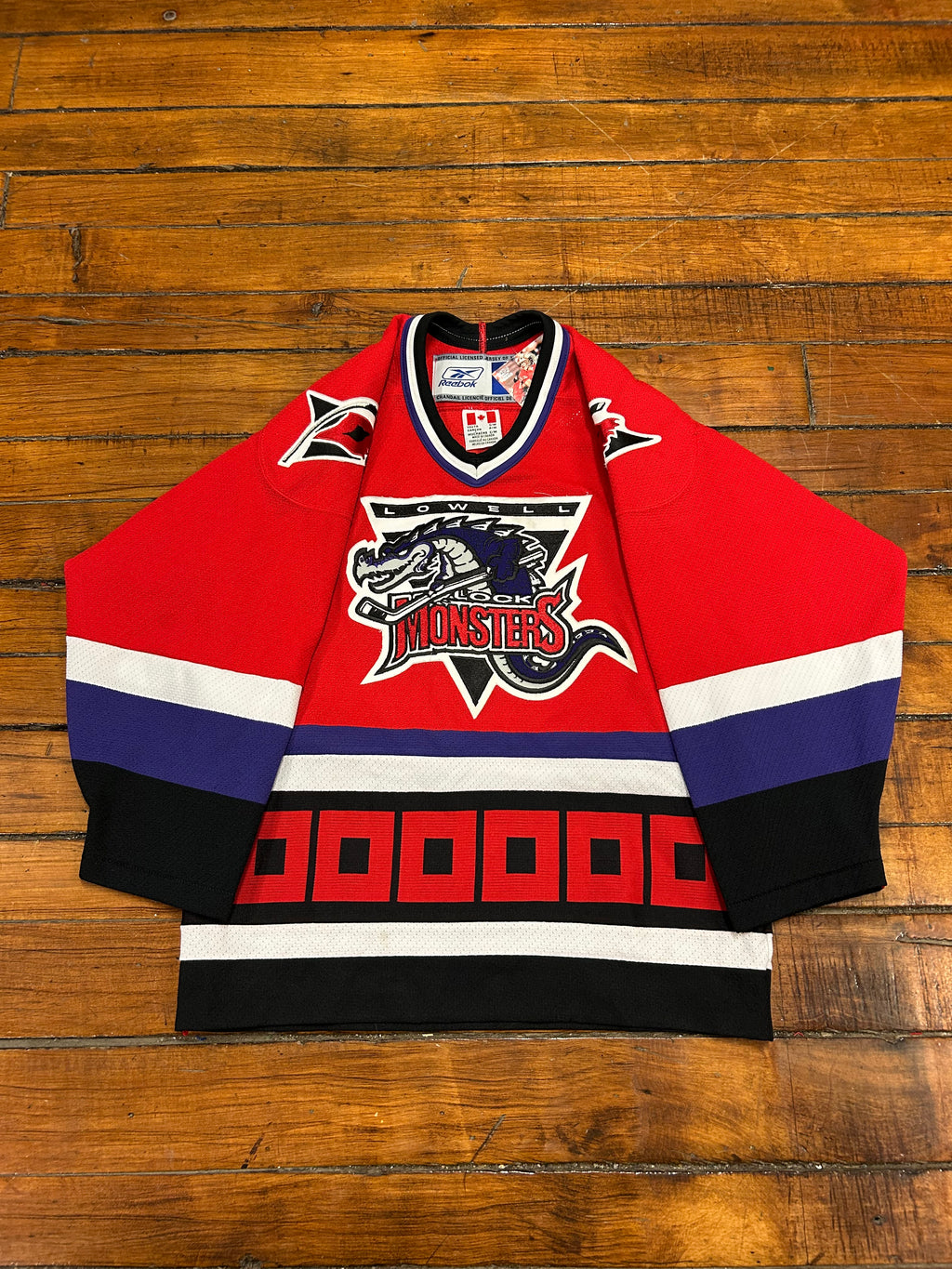 Lowell Lock Monsters AHL Hockey Jersey