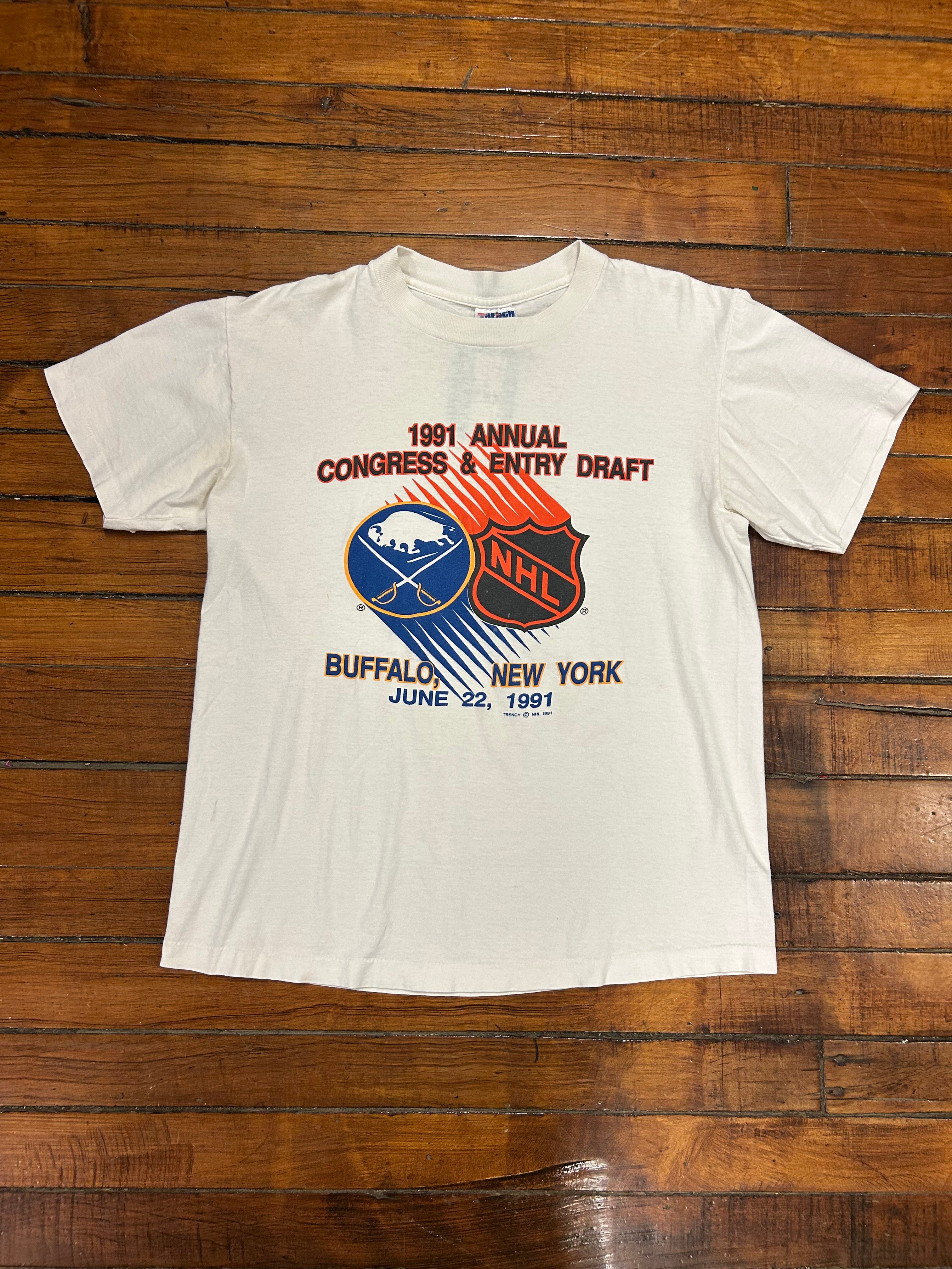 Buffalo Sabres 1991 Entry Draft NHL T-Shirt