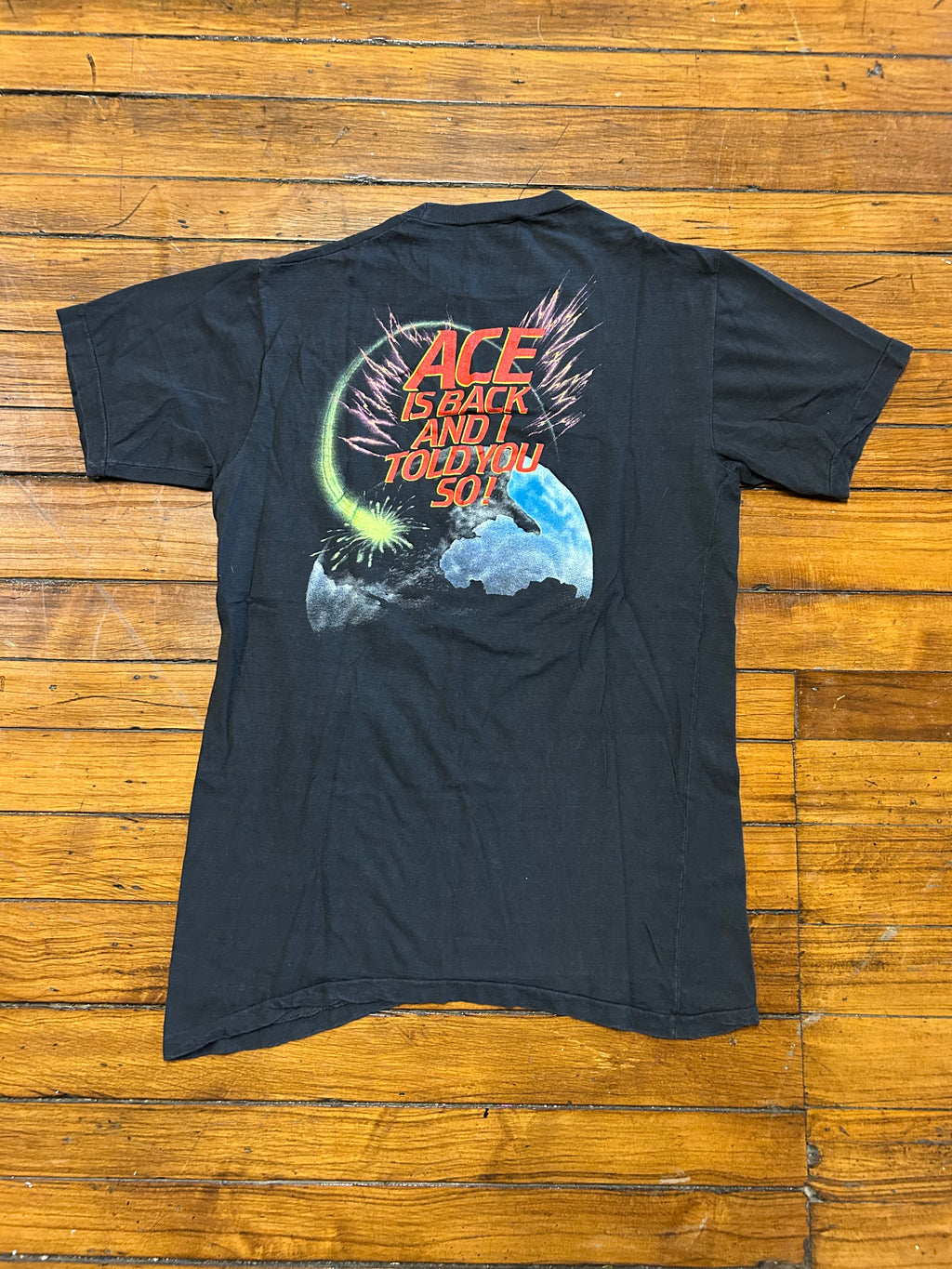 Ace Frehley’s Comet KISS Vintage Band T-Shirt Single Stitch