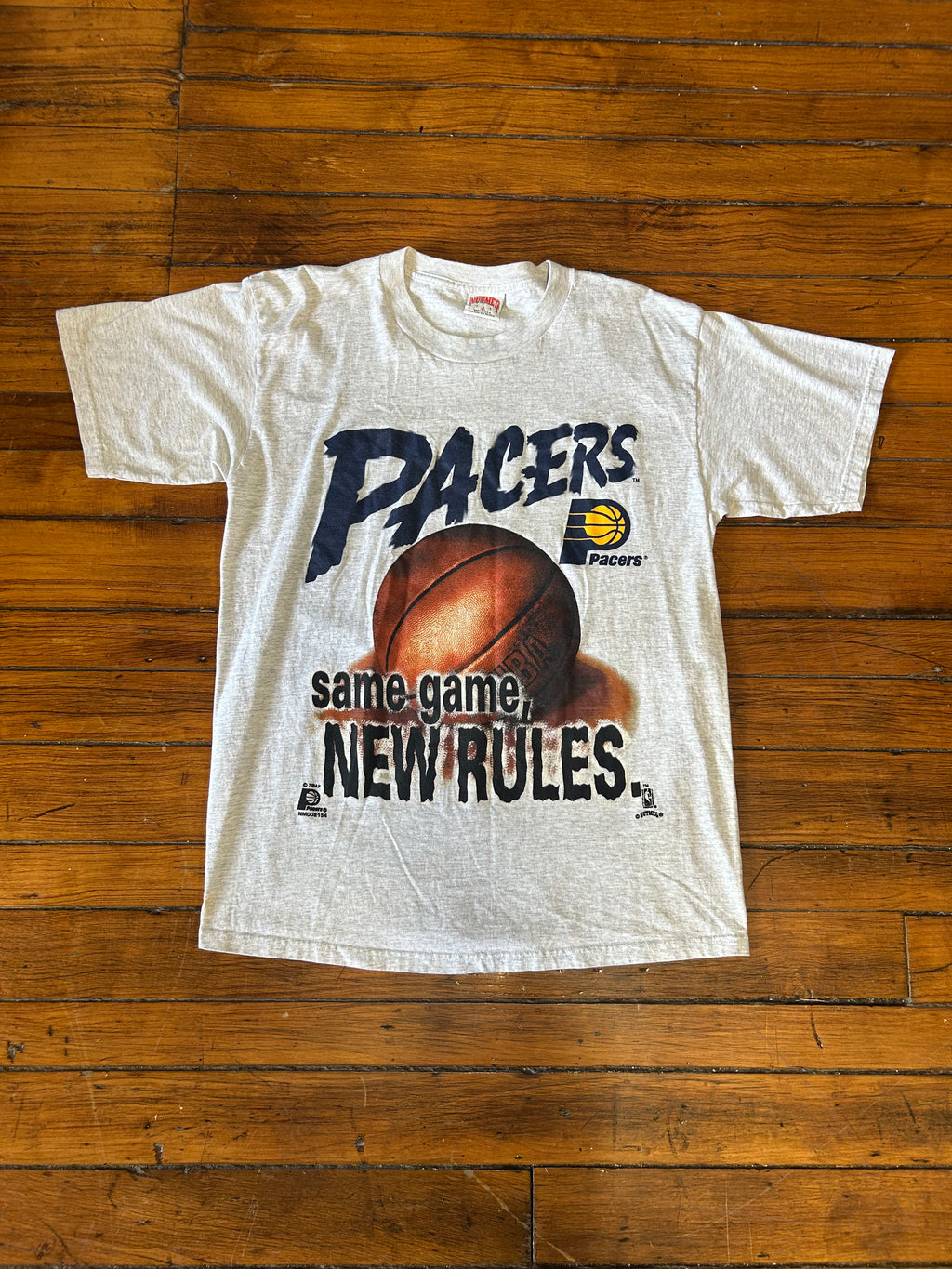 Vintage Indiana Pacers NBA “Same Game, New Rules” T-Shirt 90s