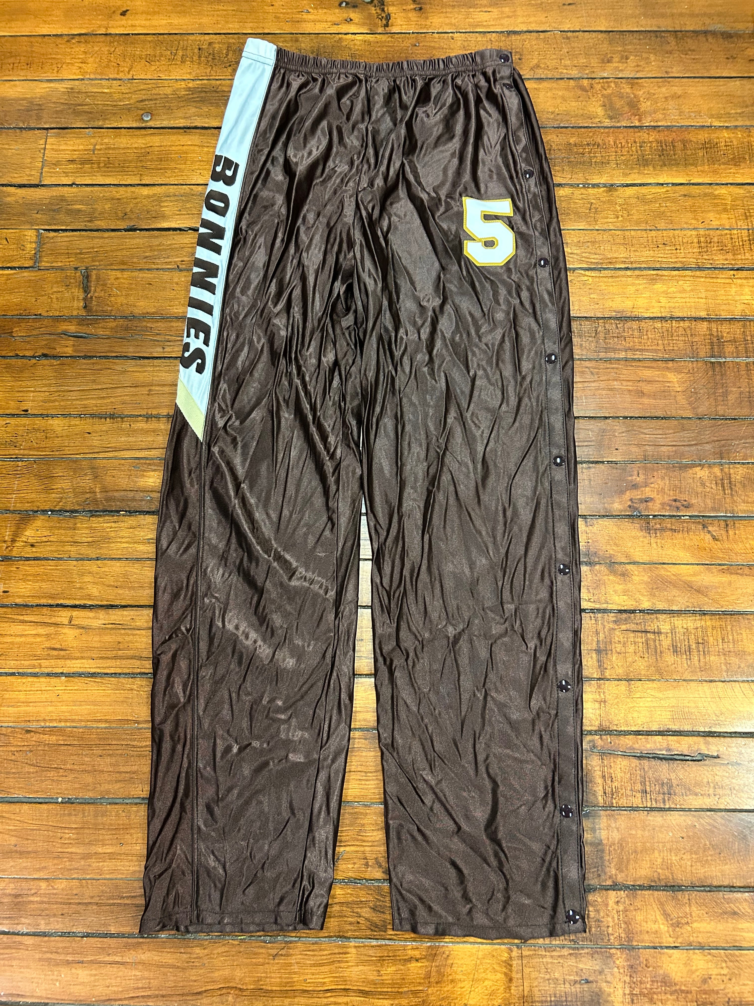 Vintage St Bonaventure Basketball #5 *Game Worn* Warmup Pants