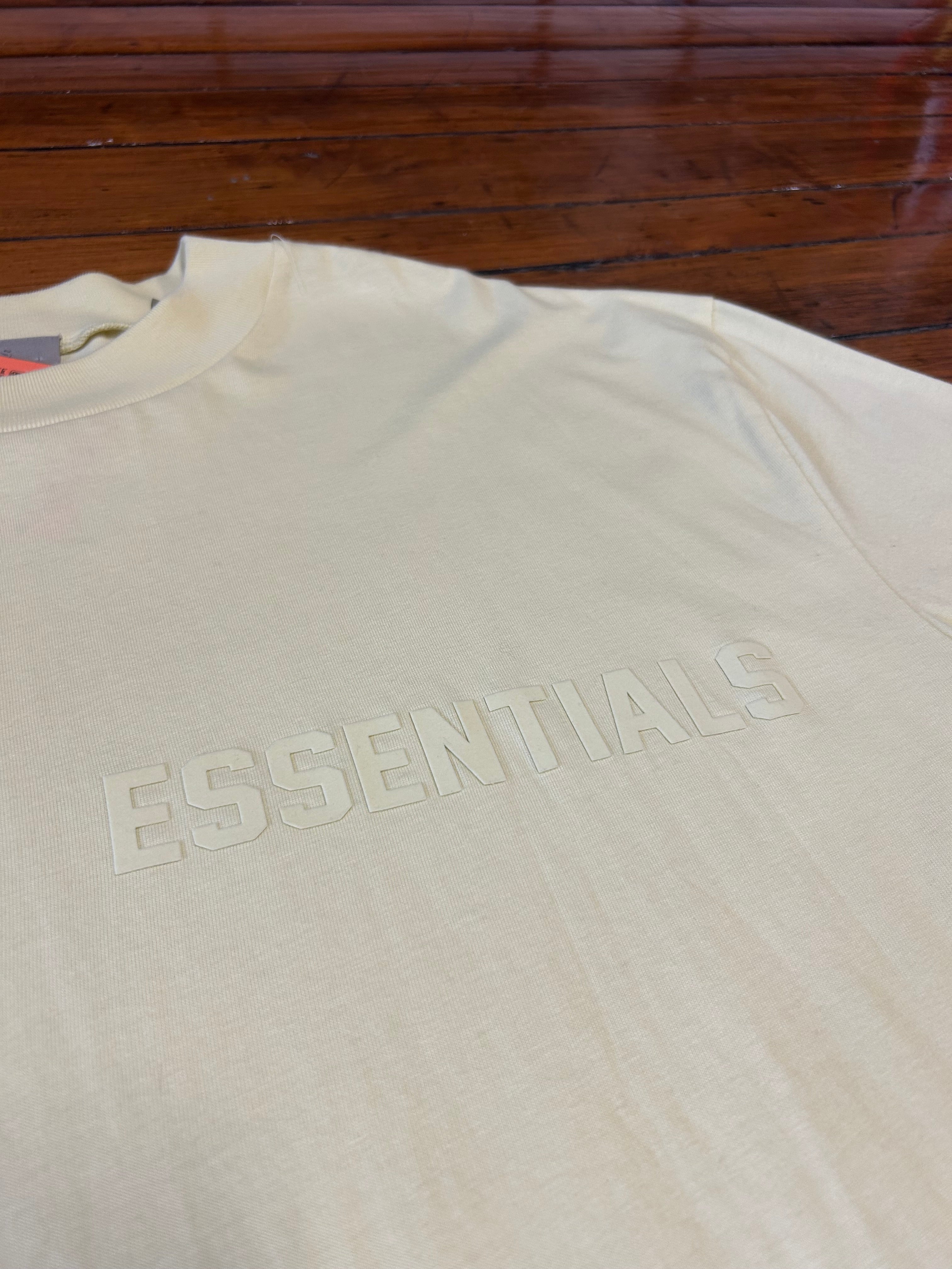 Essentials Fear Of God Yellow Short Sleeve Shirt