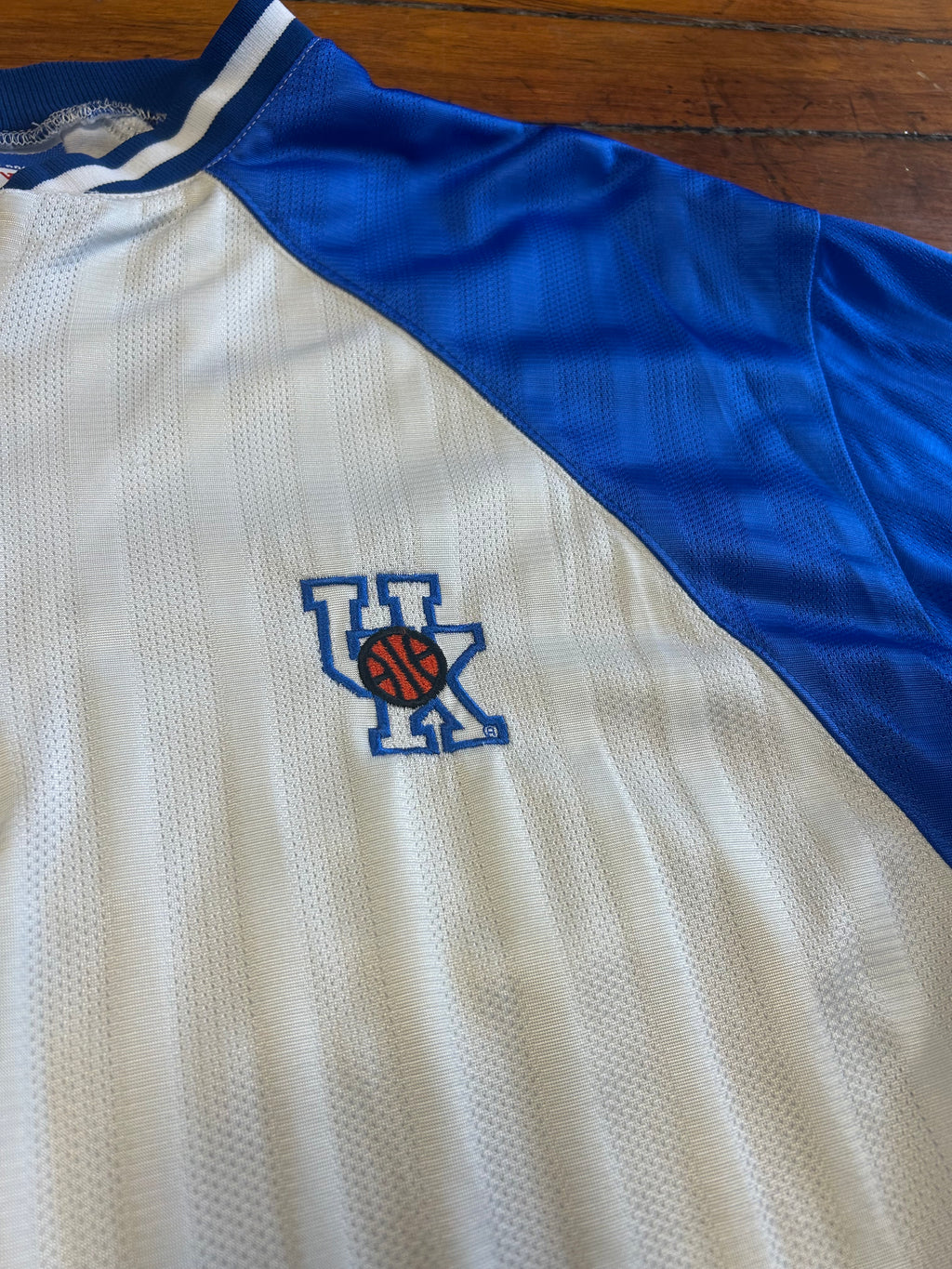 Kentucky University Basketball Wildcats Warmup Shirt 90s