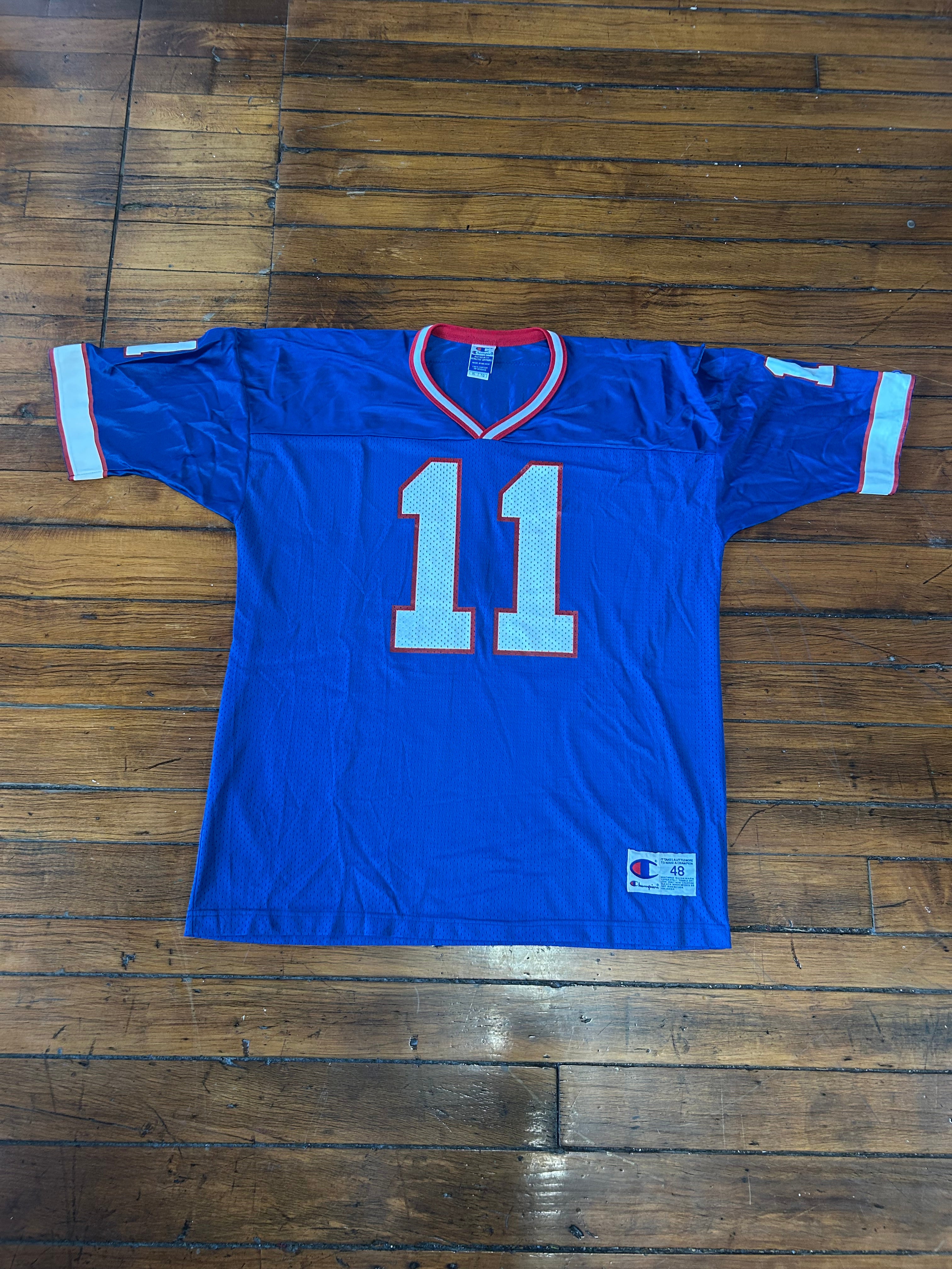 Buffalo Bills #11 Rob Johnson 90s Champion Jersey Men’s