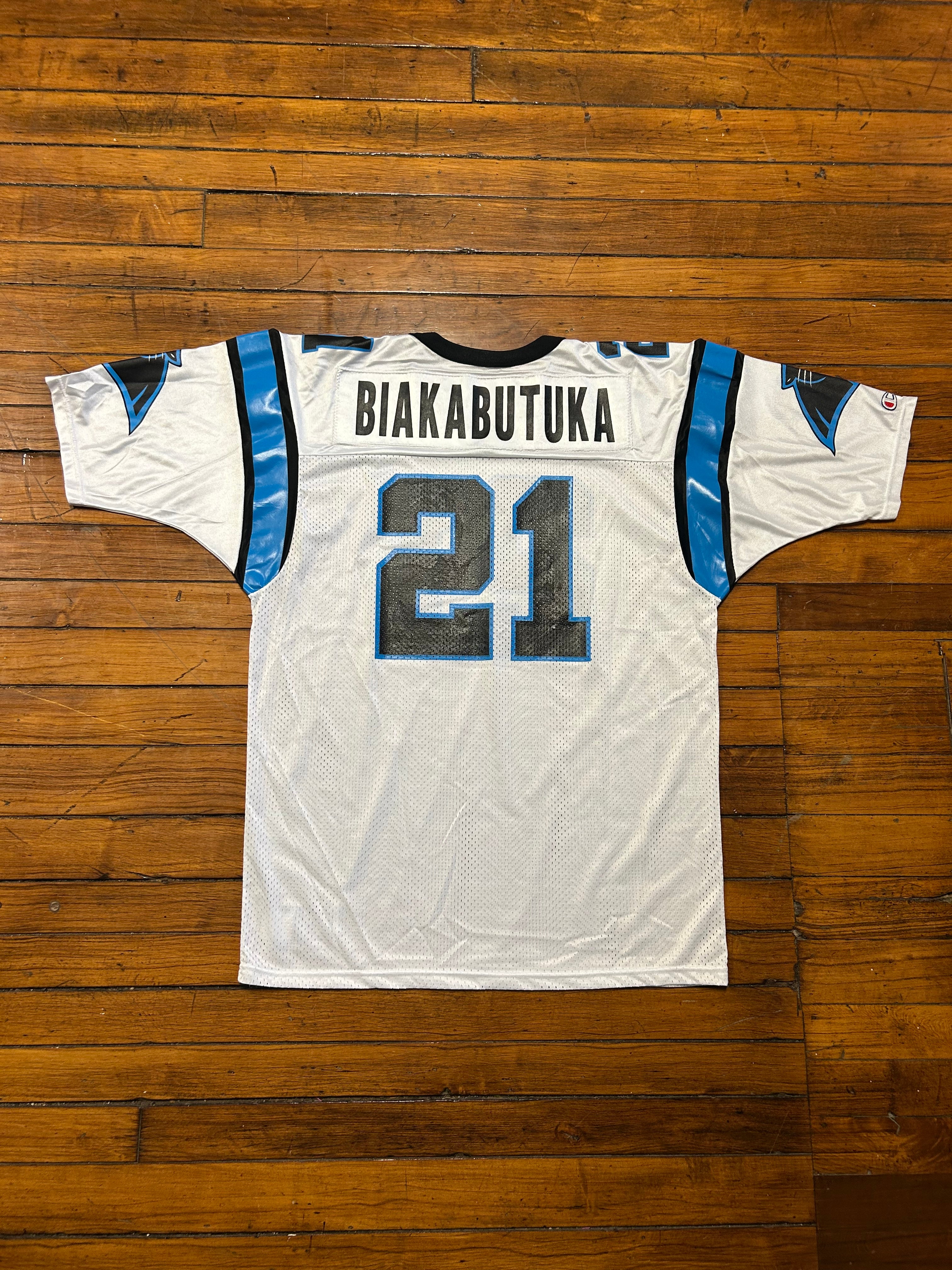 Carolina Panthers Vintage Champion Tim Biakabutuka #21 Jersey