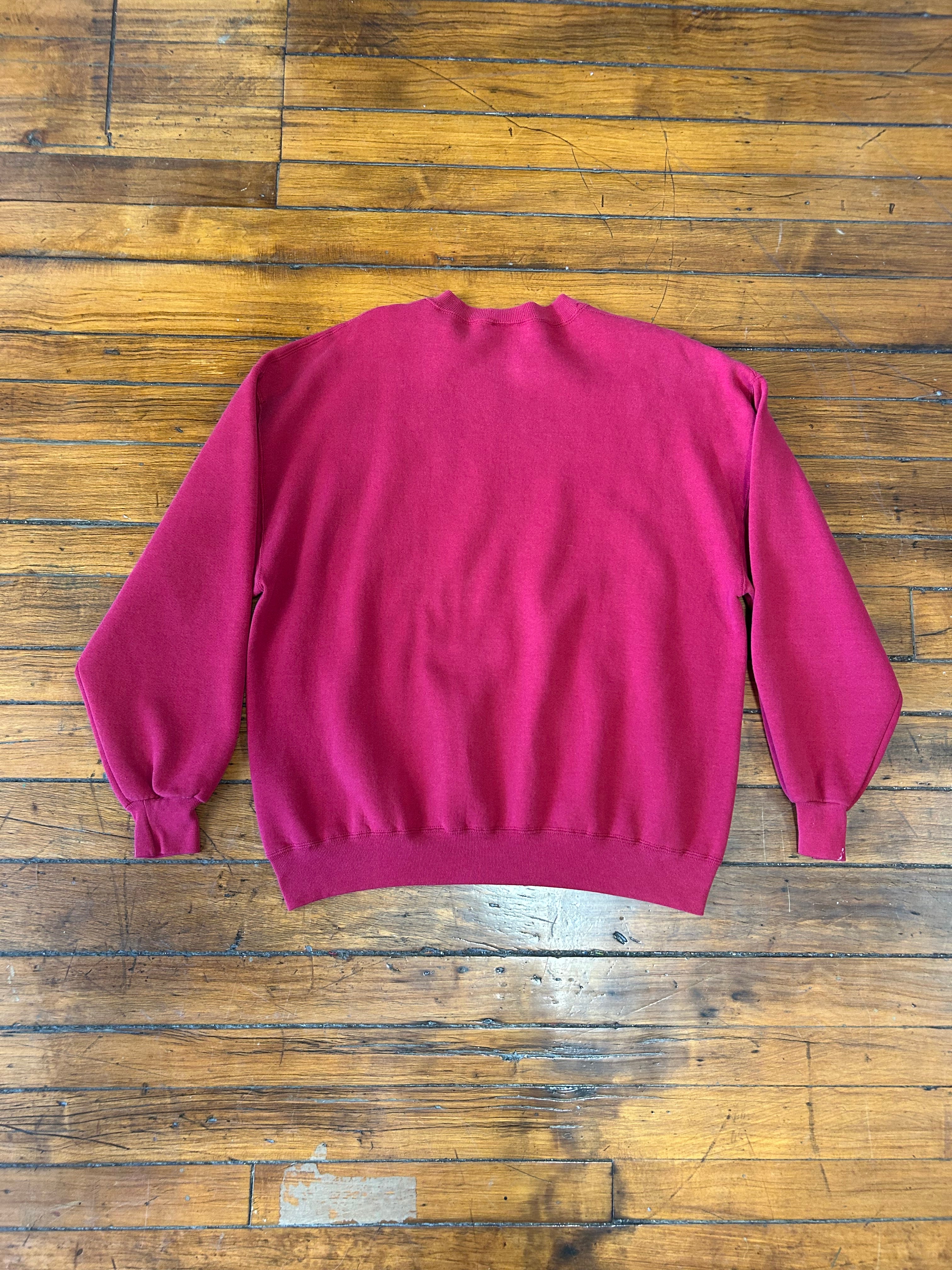 Vintage Arkansas University Razorbacks College Sweater Russell Athletic Adult