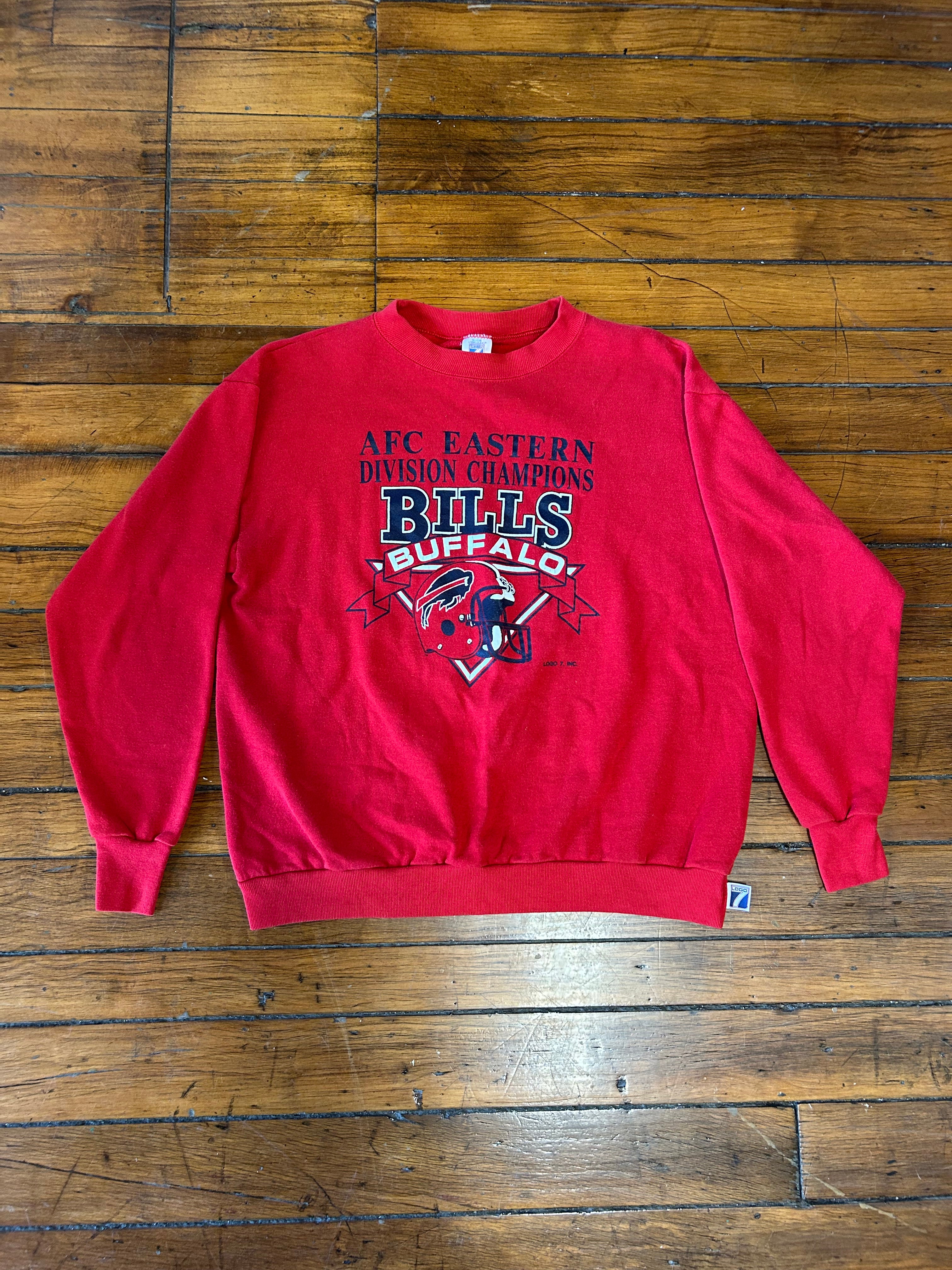 Buffalo Bills Vintage Logo 7 Crewneck 90s
