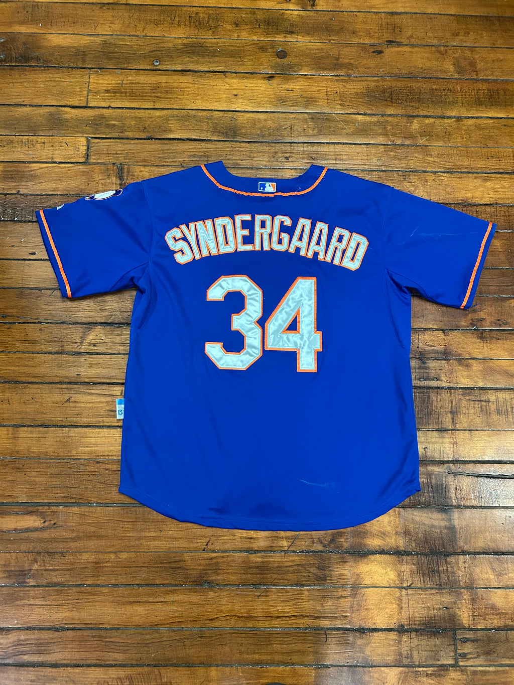 Noah Syndergaard New York Mets Majestic Coolbase Jersey #34