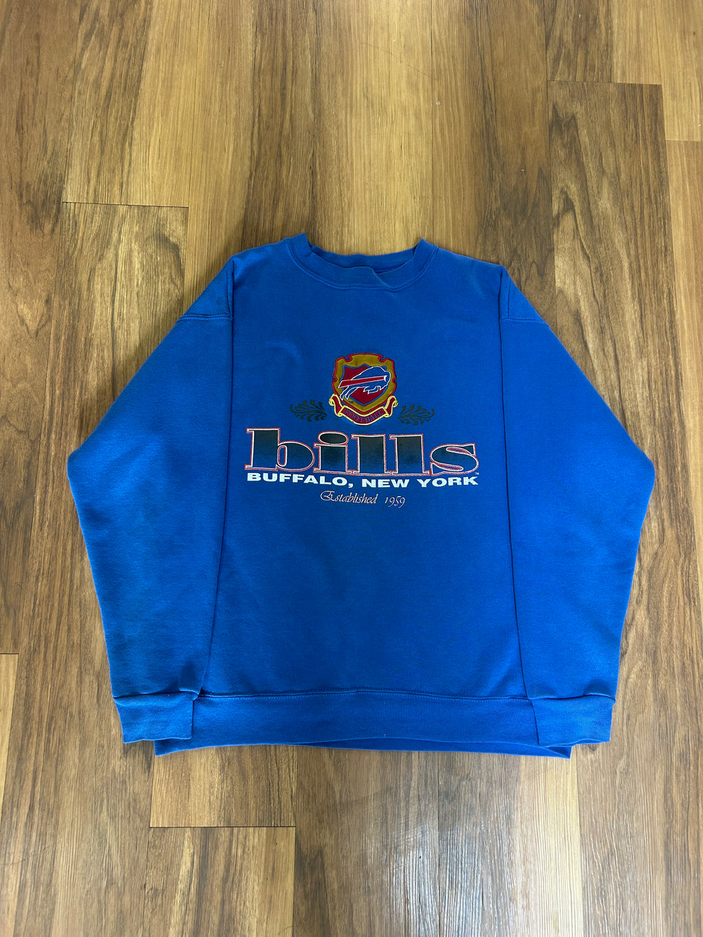 Buffalo Bills Football Vintage 90s Crewneck Adult