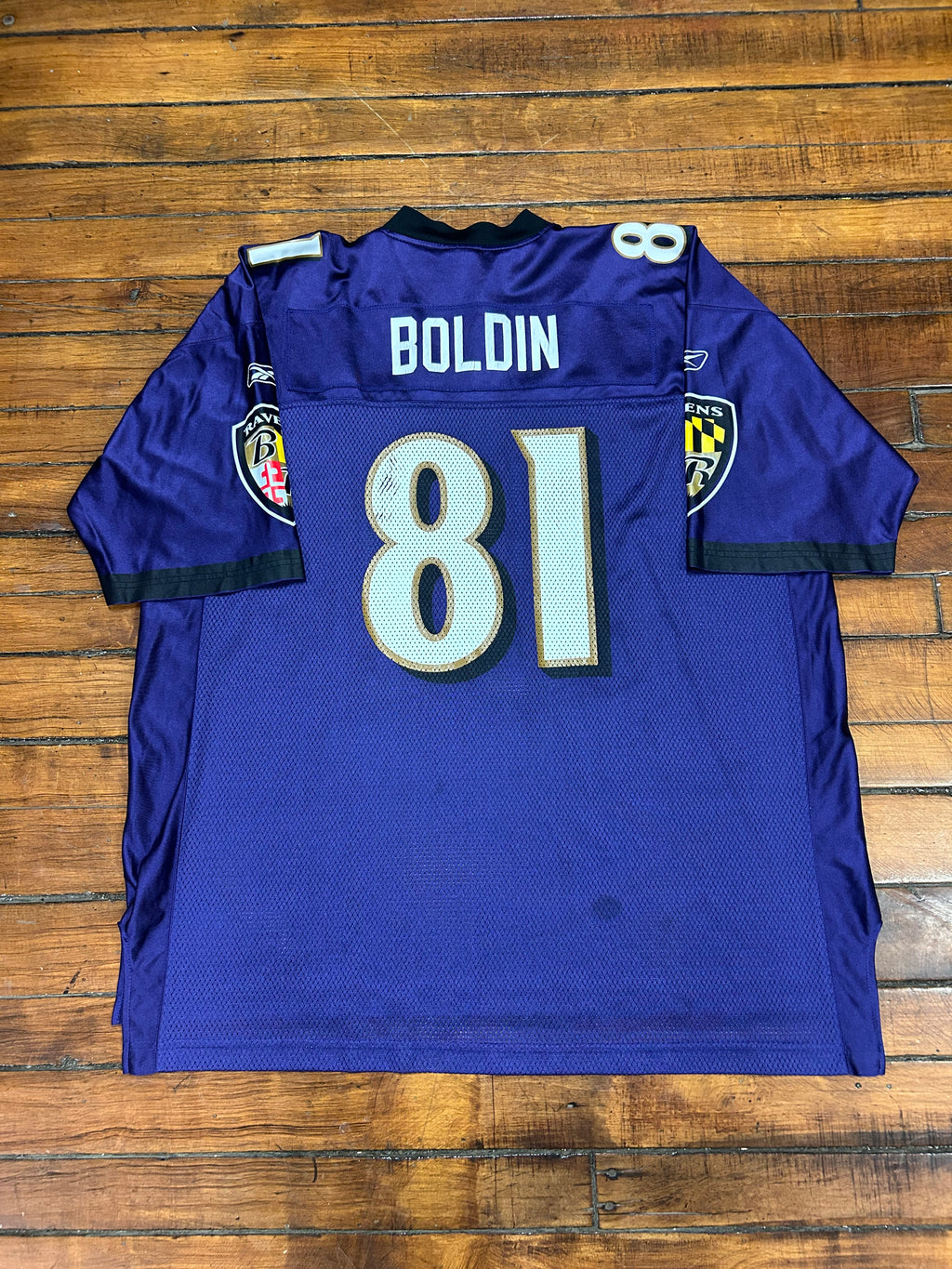 Baltimore Ravens Anquon Boldin #81 NFL Jersey Reebok