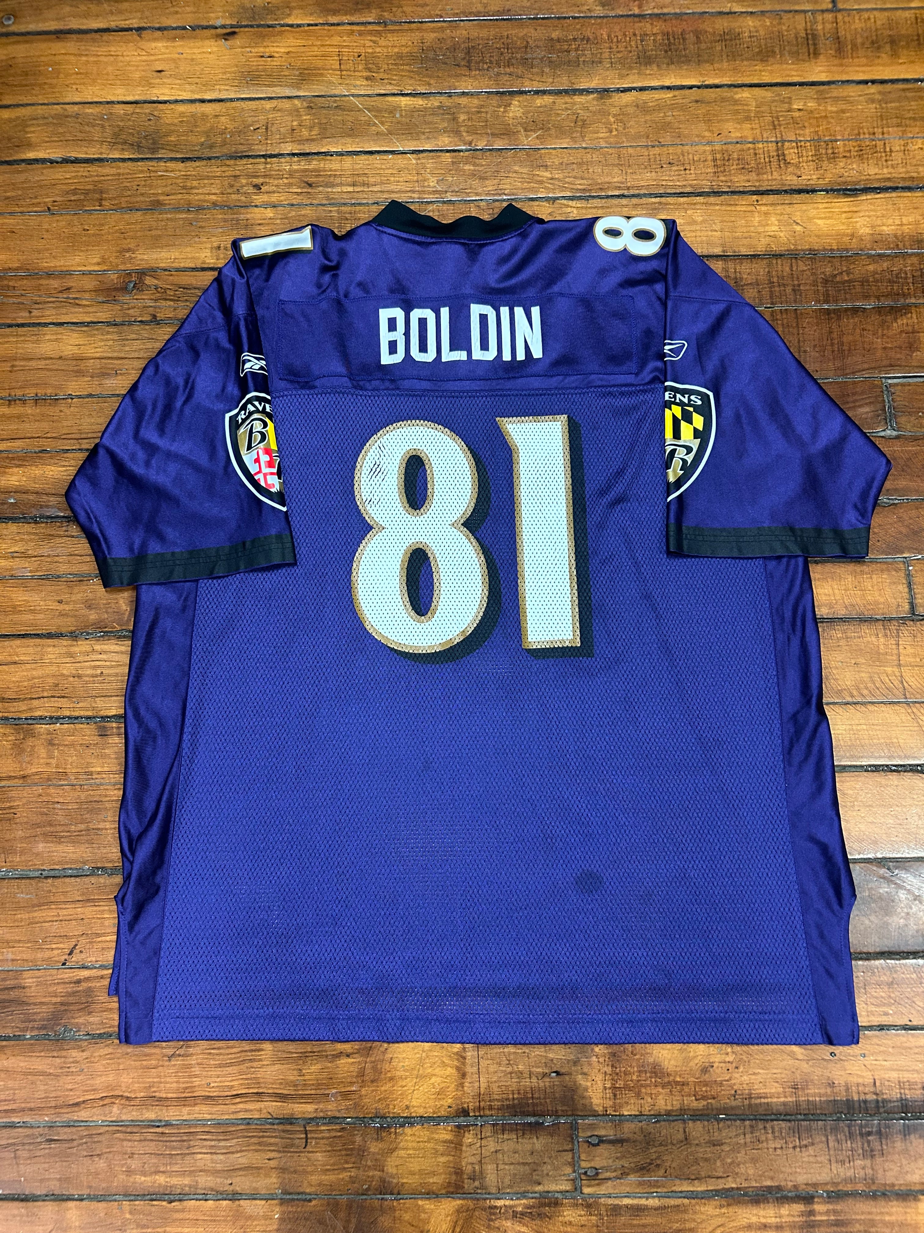Baltimore Ravens Anquon Boldin #81 NFL Jersey Reebok