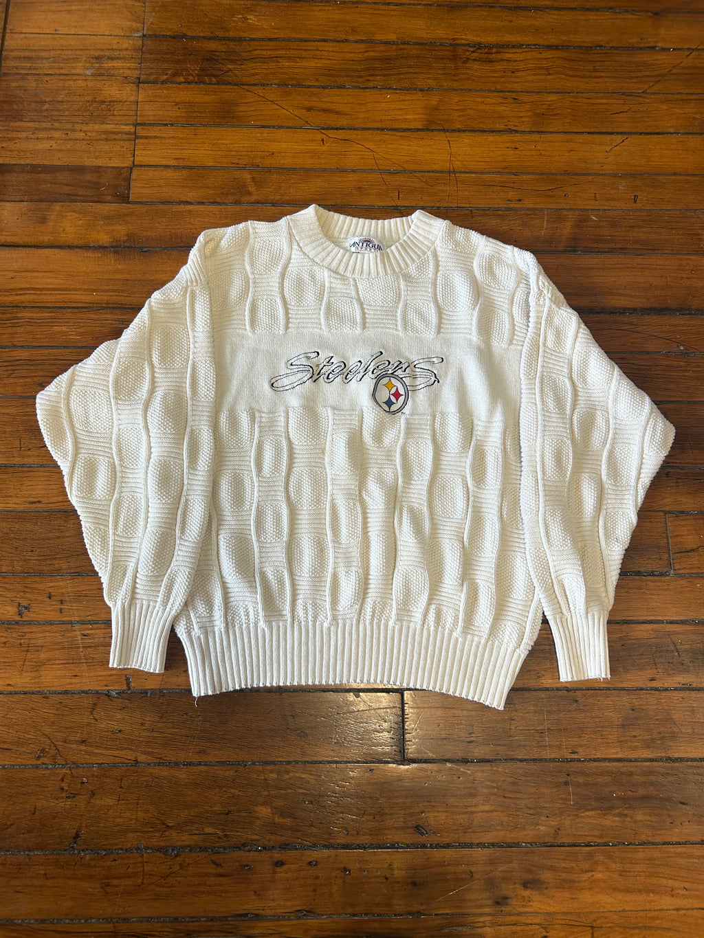 Pittsburgh Steelers 90s Vintage Antigua Knit Sweater