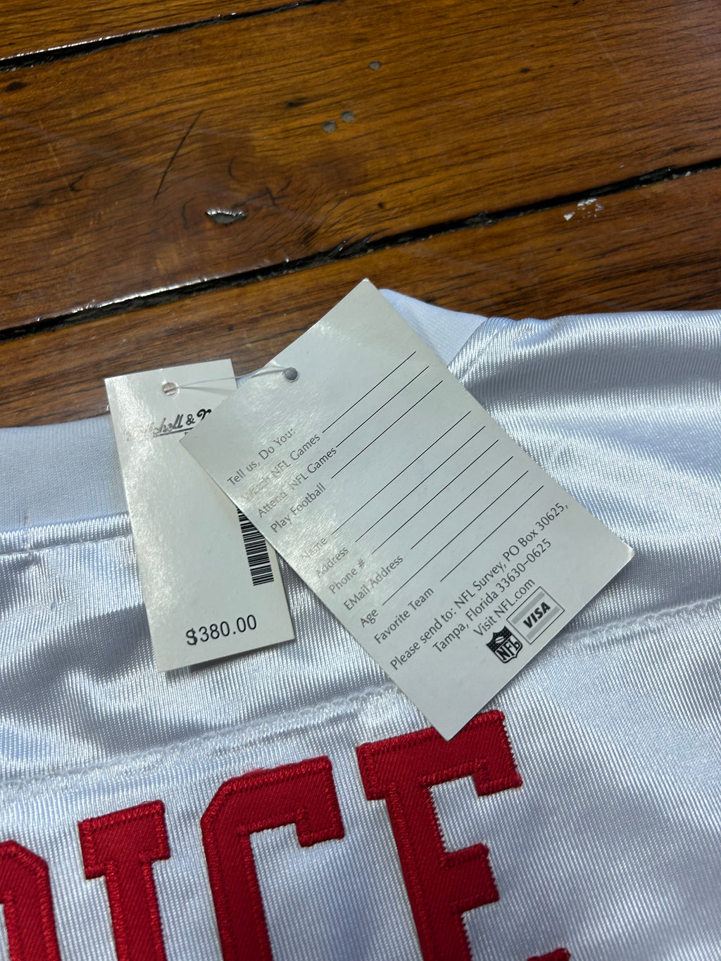 San Francisco 49ers Jerry Rice #80 Mitchell & Ness Jersey Adult