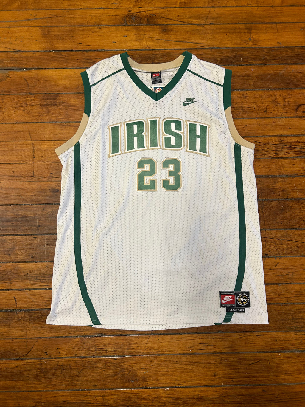 LeBron James SVSM High School Irish #23 Jersey Nike