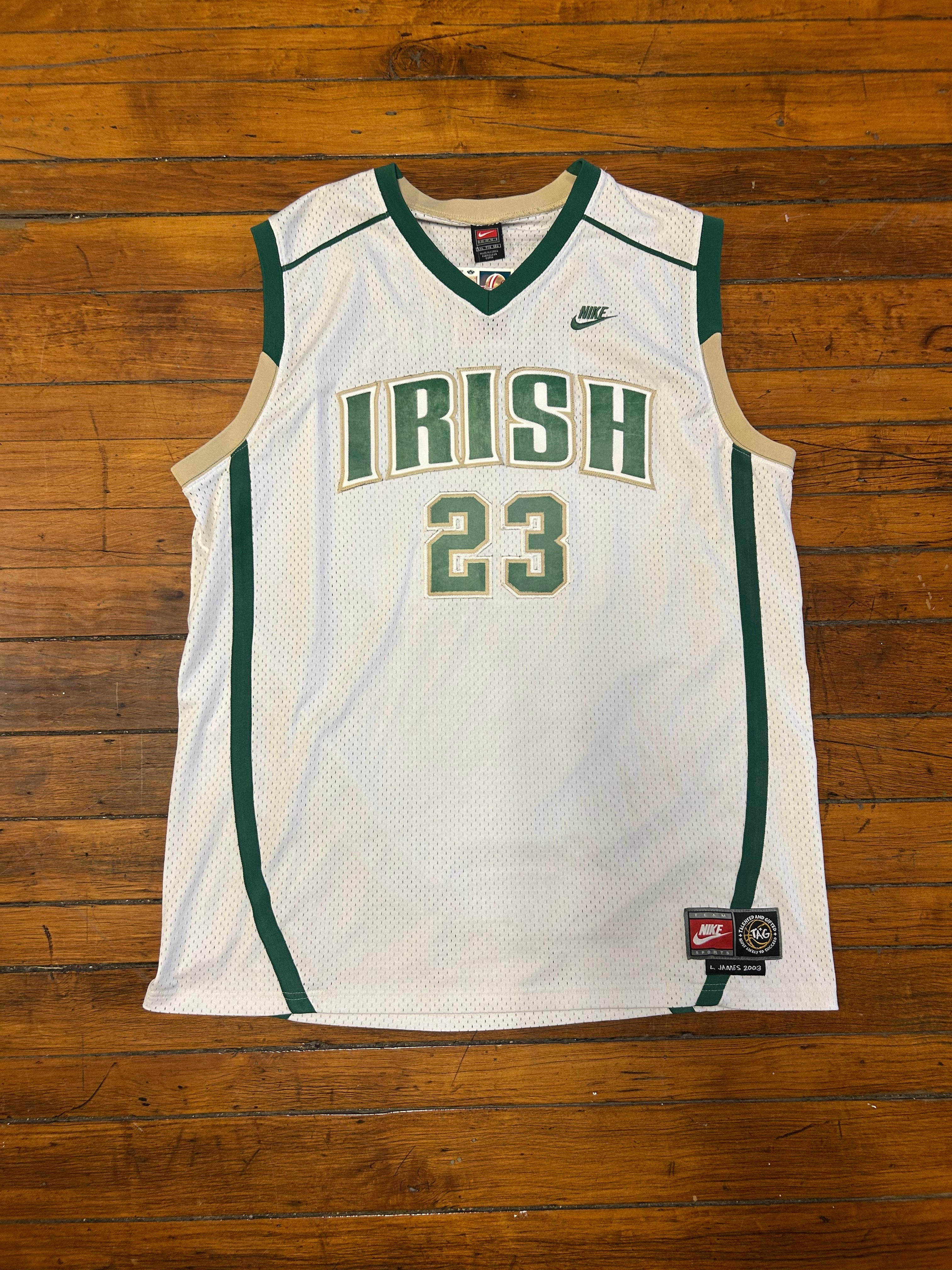 LeBron James SVSM High School Irish #23 Jersey Nike