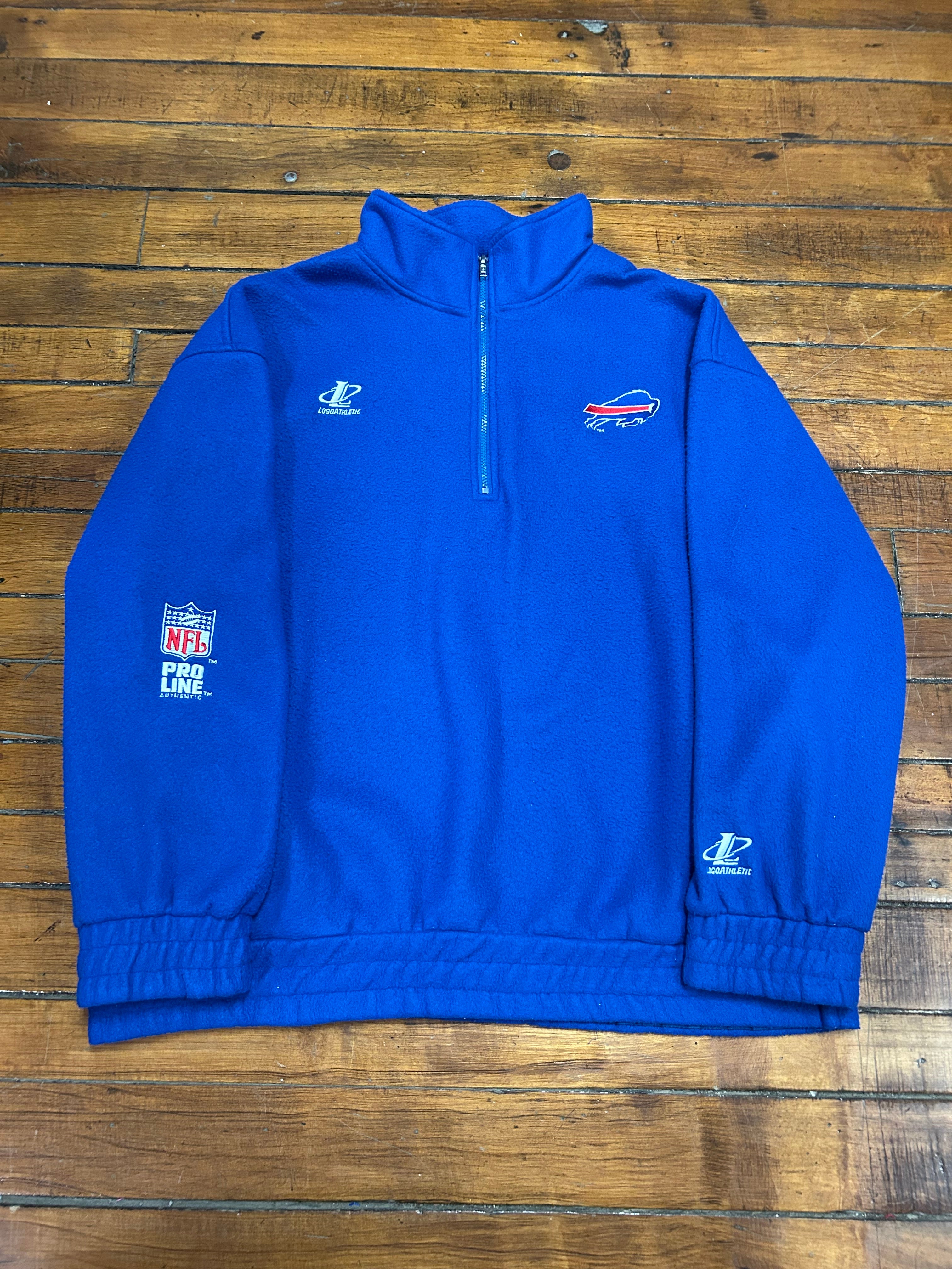 Buffalo Bills Pro Line Zip Up Fleece 90s