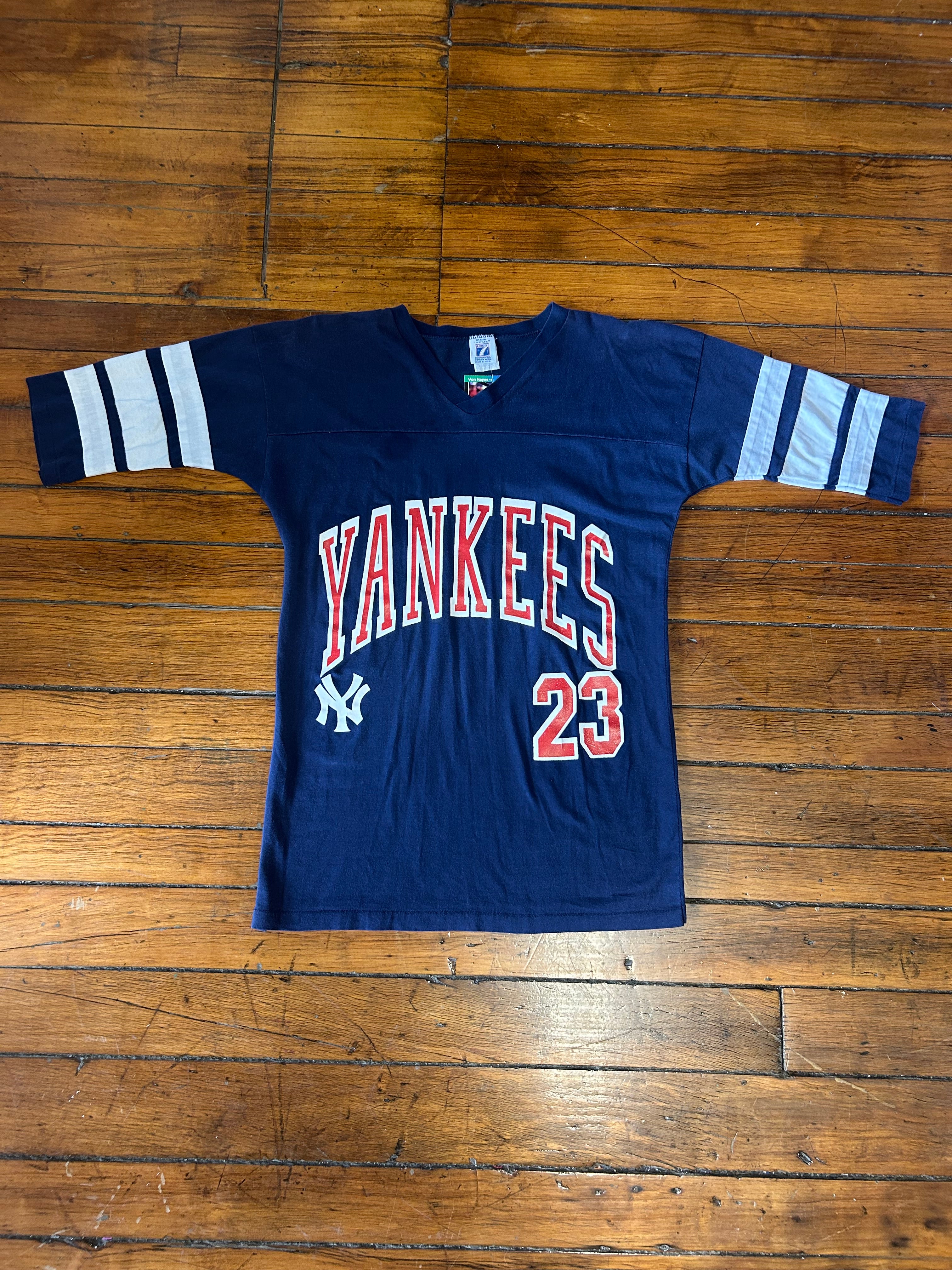 New York Yankees LOGO 7 Vintage #23 T-Shirt