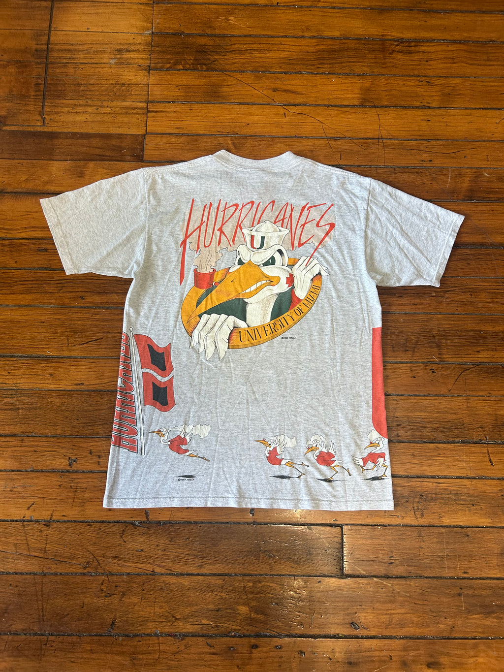 Miami Hurricanes Vintage 90s Made In USA Vintage T-Shirt Men’s