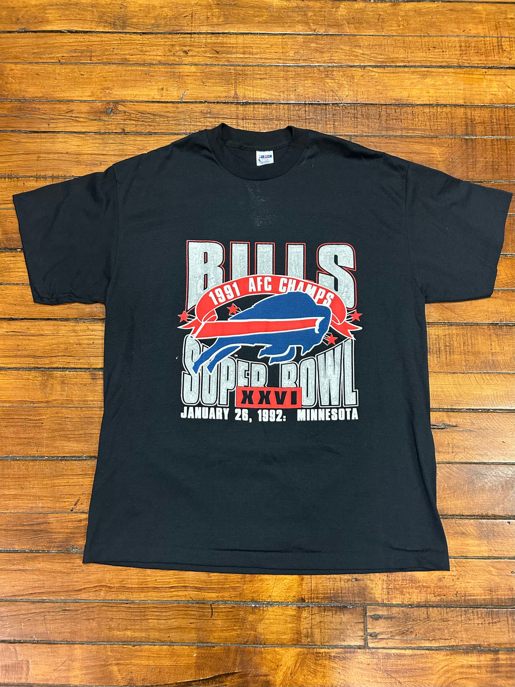 Vintage Buffalo Bills Super Bowl XXVI T-Shirt