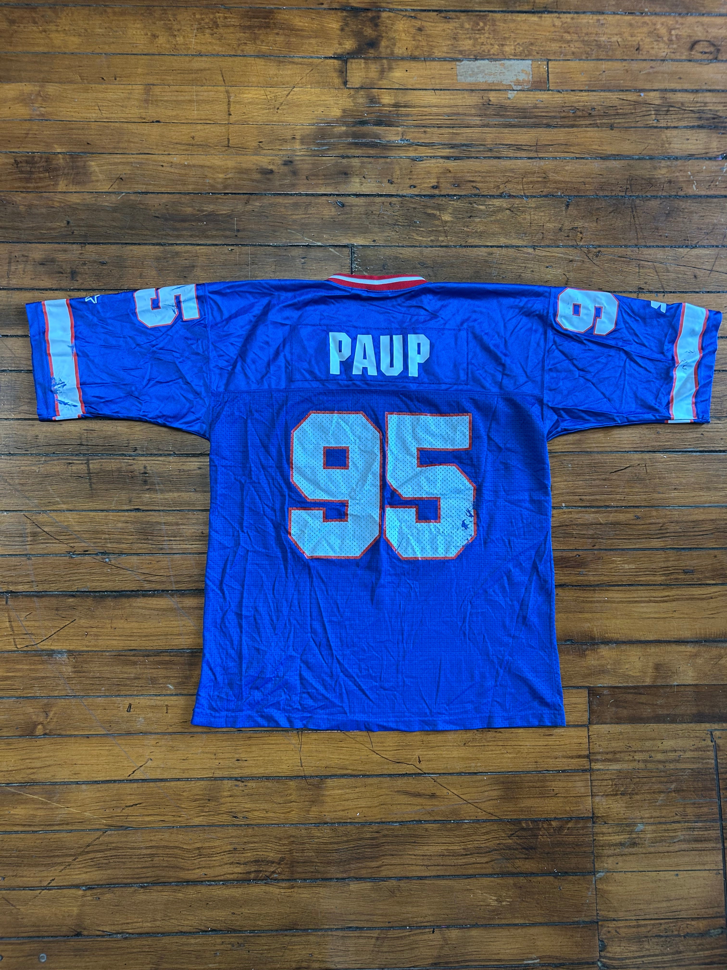 Buffalo Bills Bryce Paup #95 Vintage Jersey LOGO Athletic