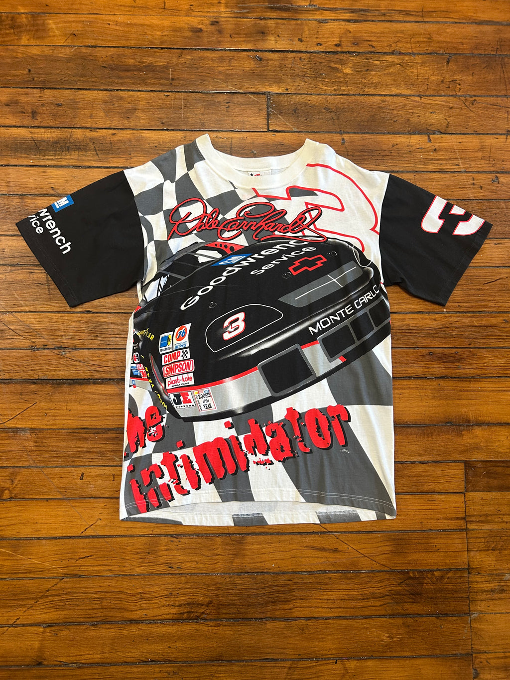 Dale Earnhardt #3 NASCAR All Over Print Shirt New With Tags Men’s